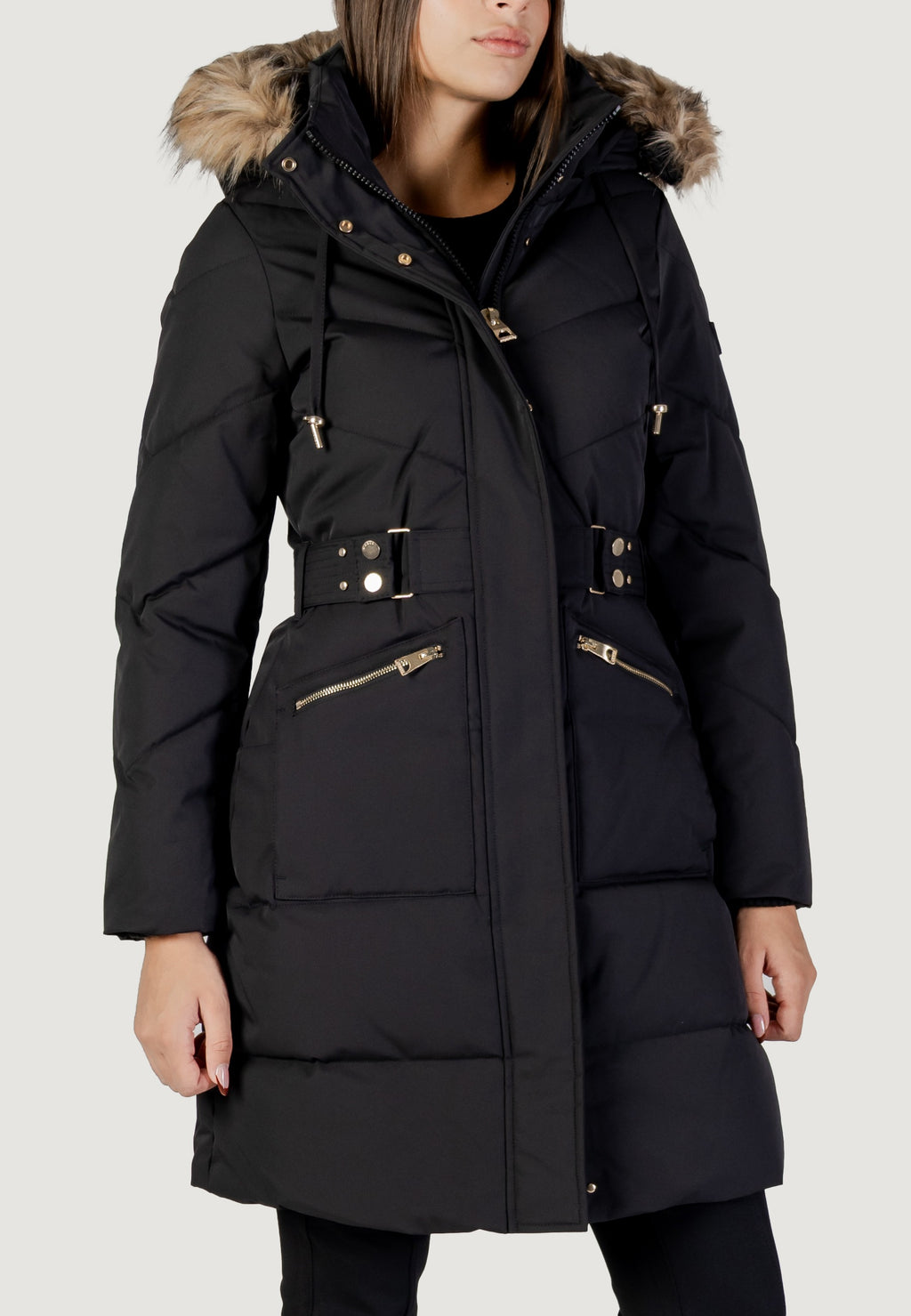 Down jacket Guess FATEMA  BELTED PUFFER