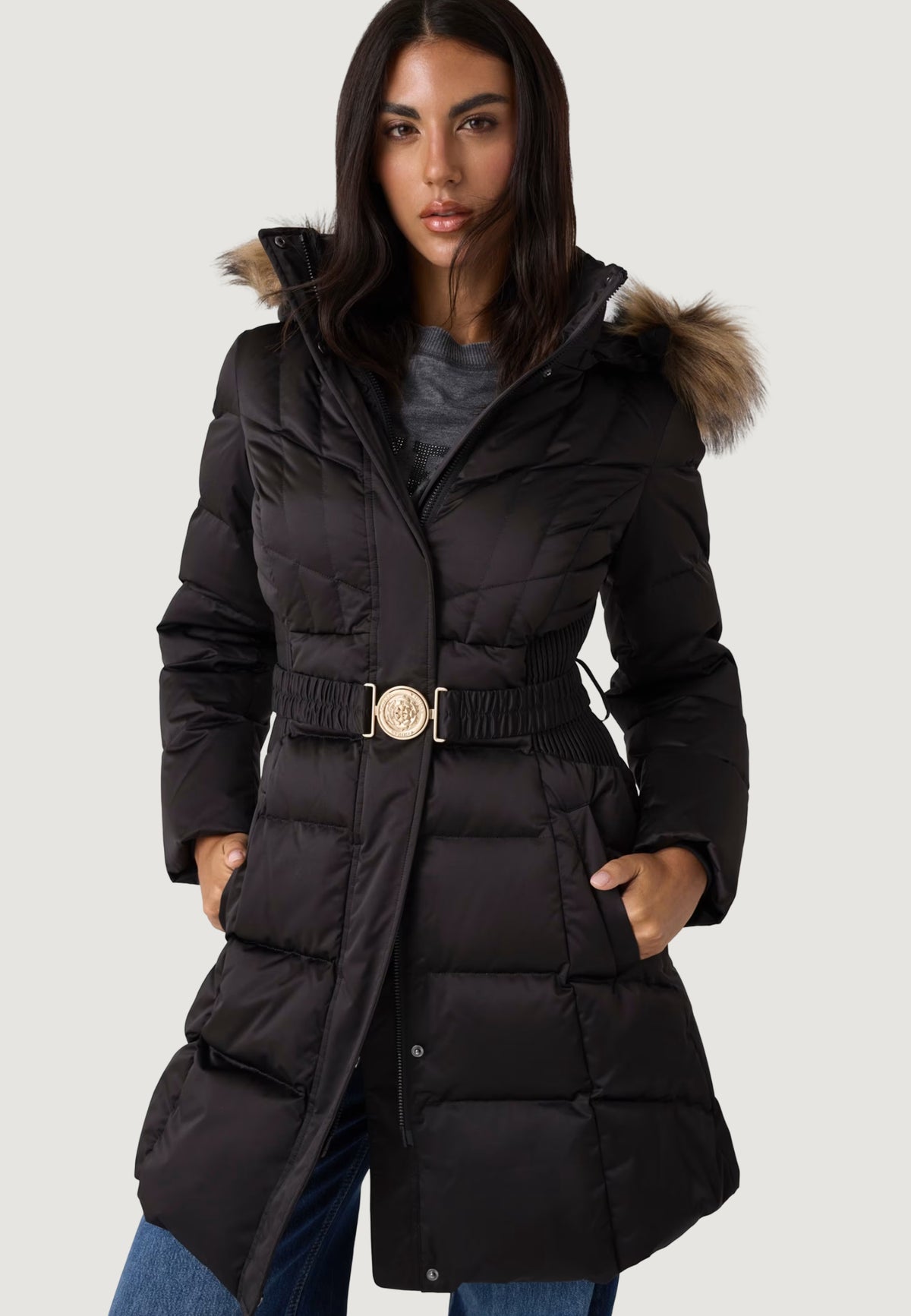 Piumino Guess NEW MARINA MEDIUM RE