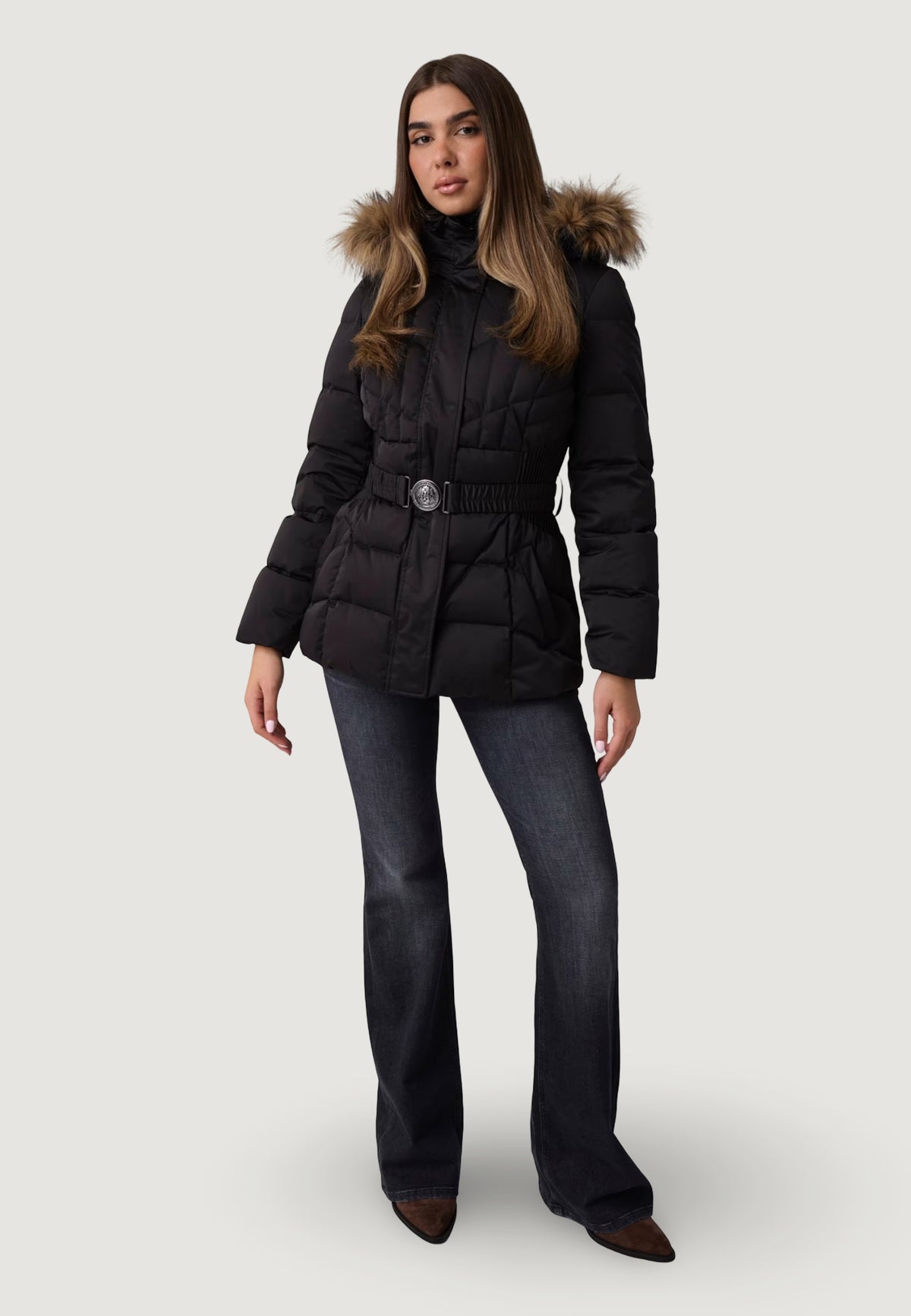 Down jacket Guess NEW MARINA SHORT REA