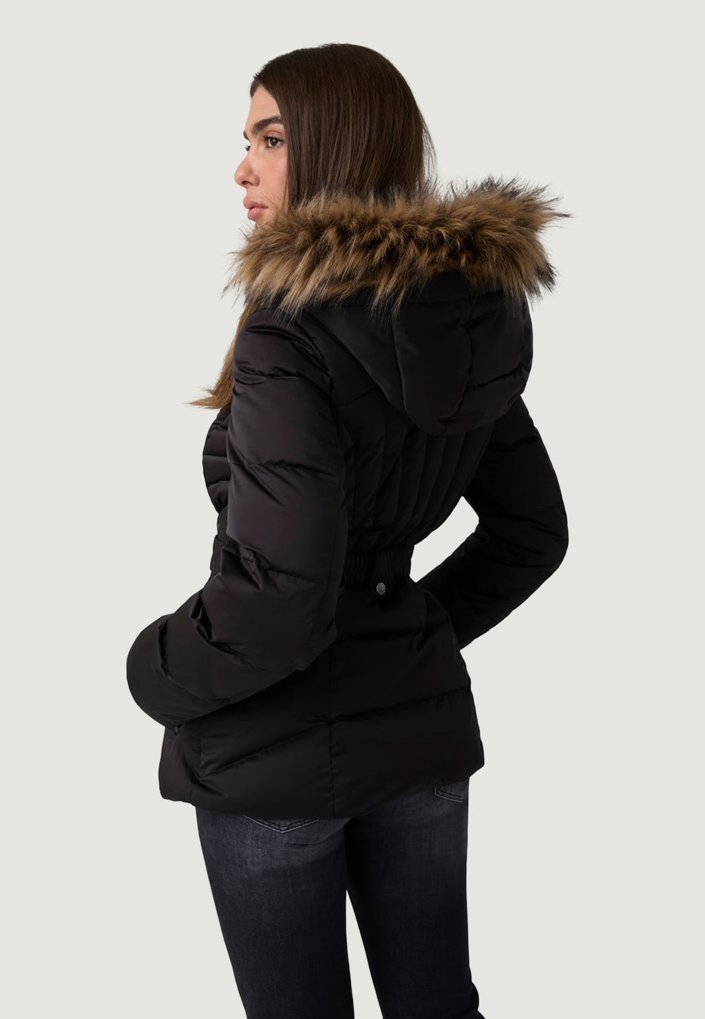 Down jacket Guess NEW MARINA SHORT REA