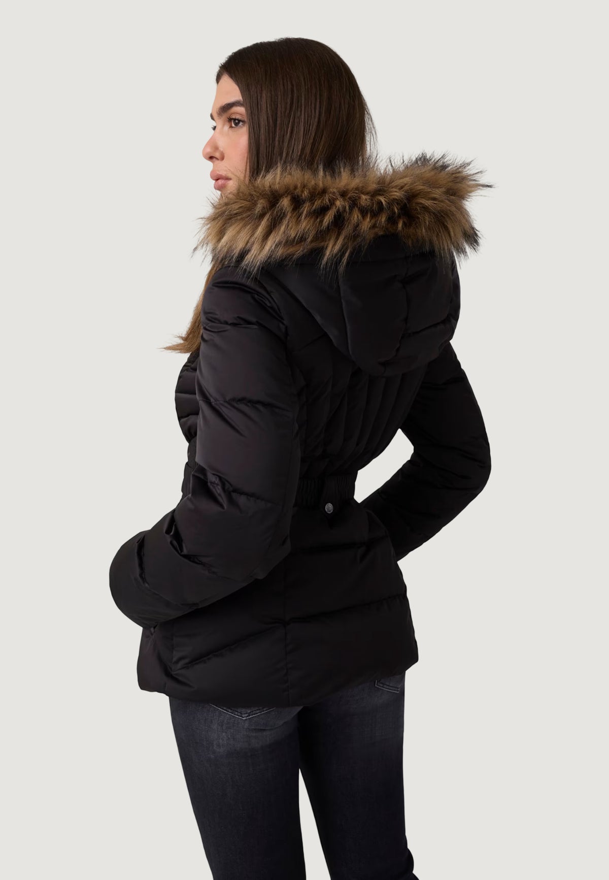 Down jacket Guess NEW MARINA SHORT REA