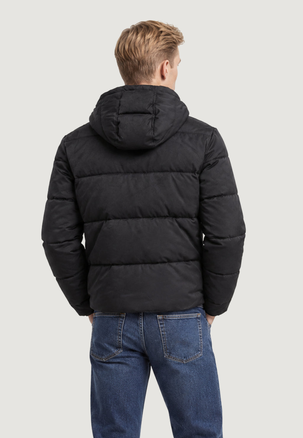 Piumino Guess SUEDE PUFFA JACKET