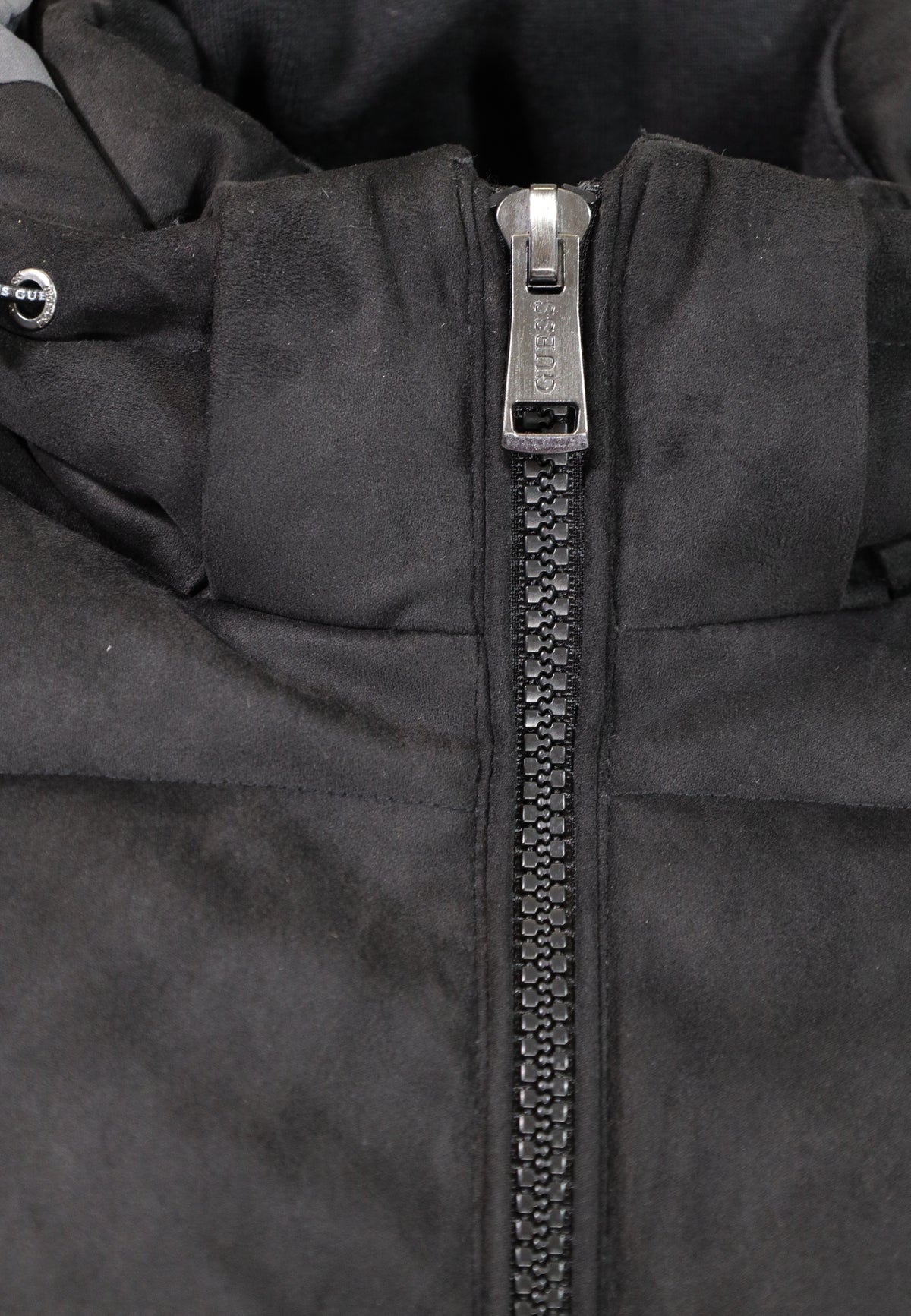 Piumino Guess SUEDE PUFFA JACKET