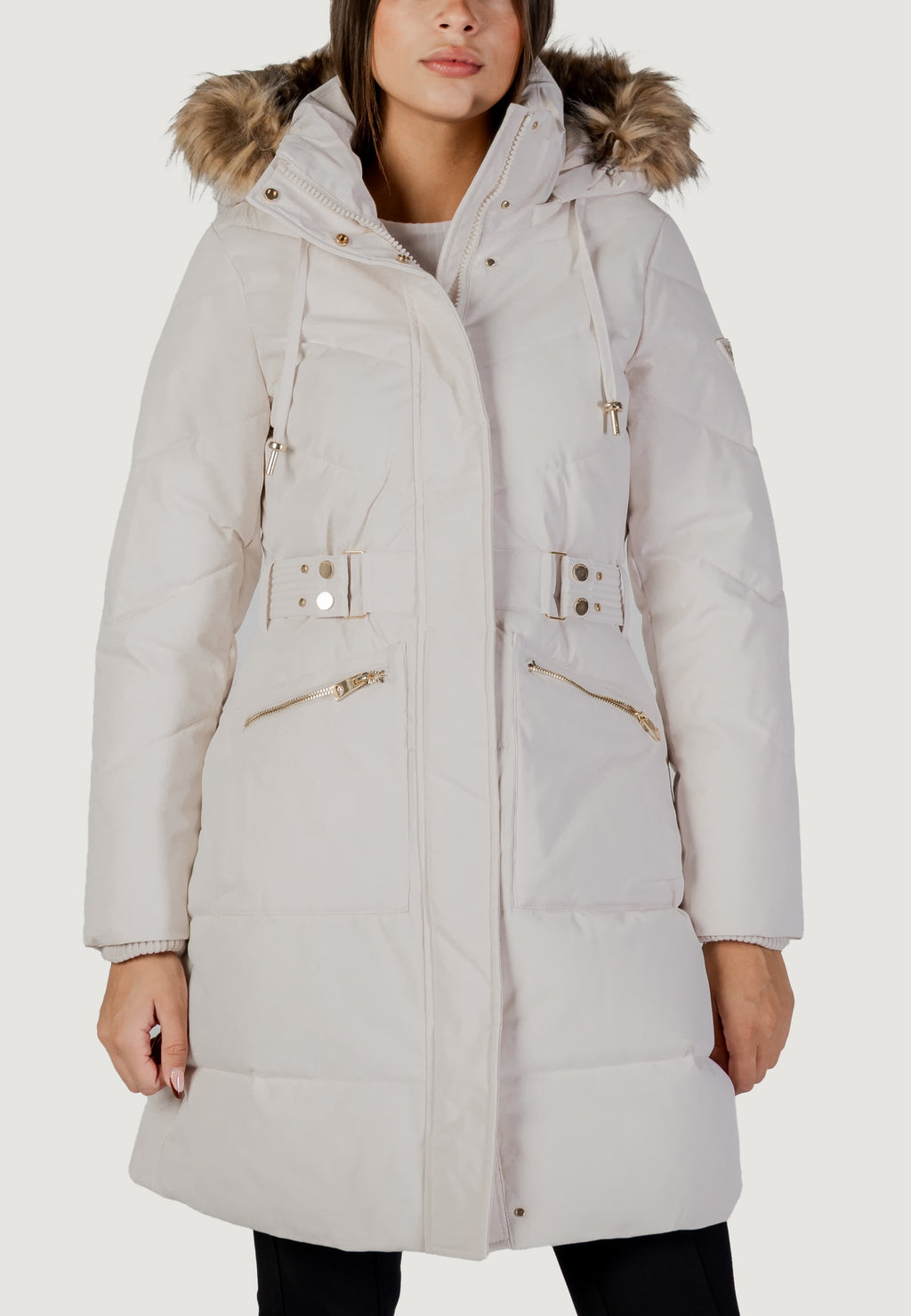 Down jacket Guess FATEMA  BELTED PUFFER