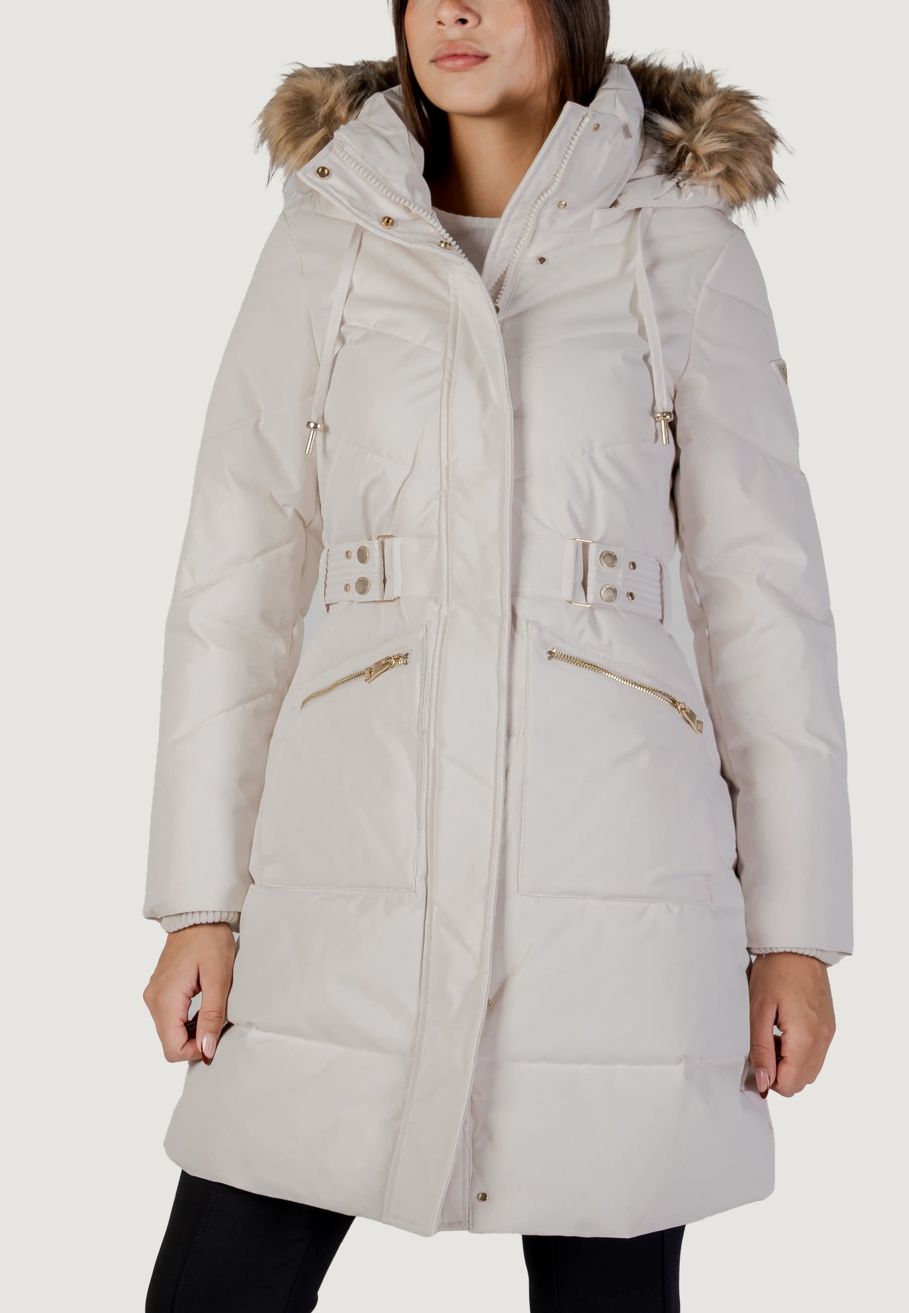 Down jacket Guess FATEMA  BELTED PUFFER