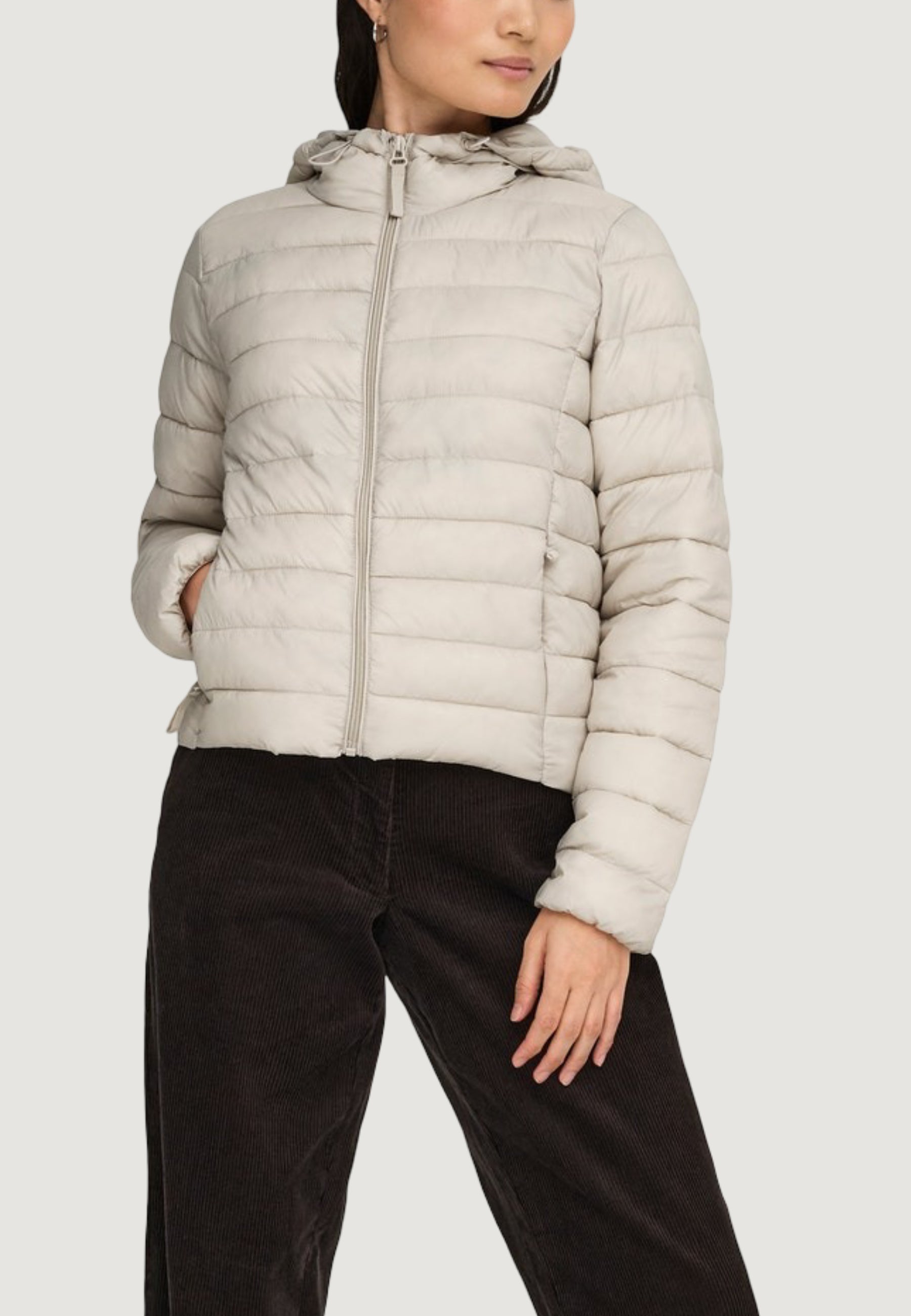 Down jacket Only ONLTAHIA LW QUILTED HOOD JKT NOOS OTW