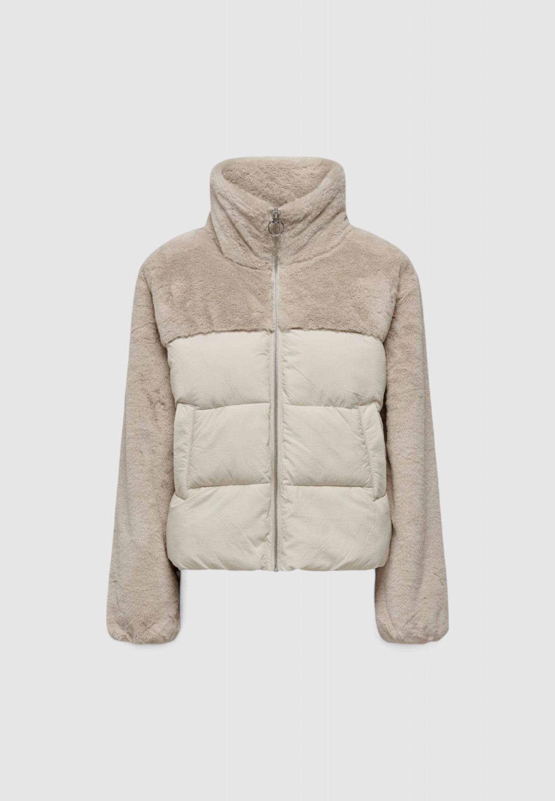 Down jacket Only ONLWANJA FUR PUFFER MIX JACKET NOOS OT