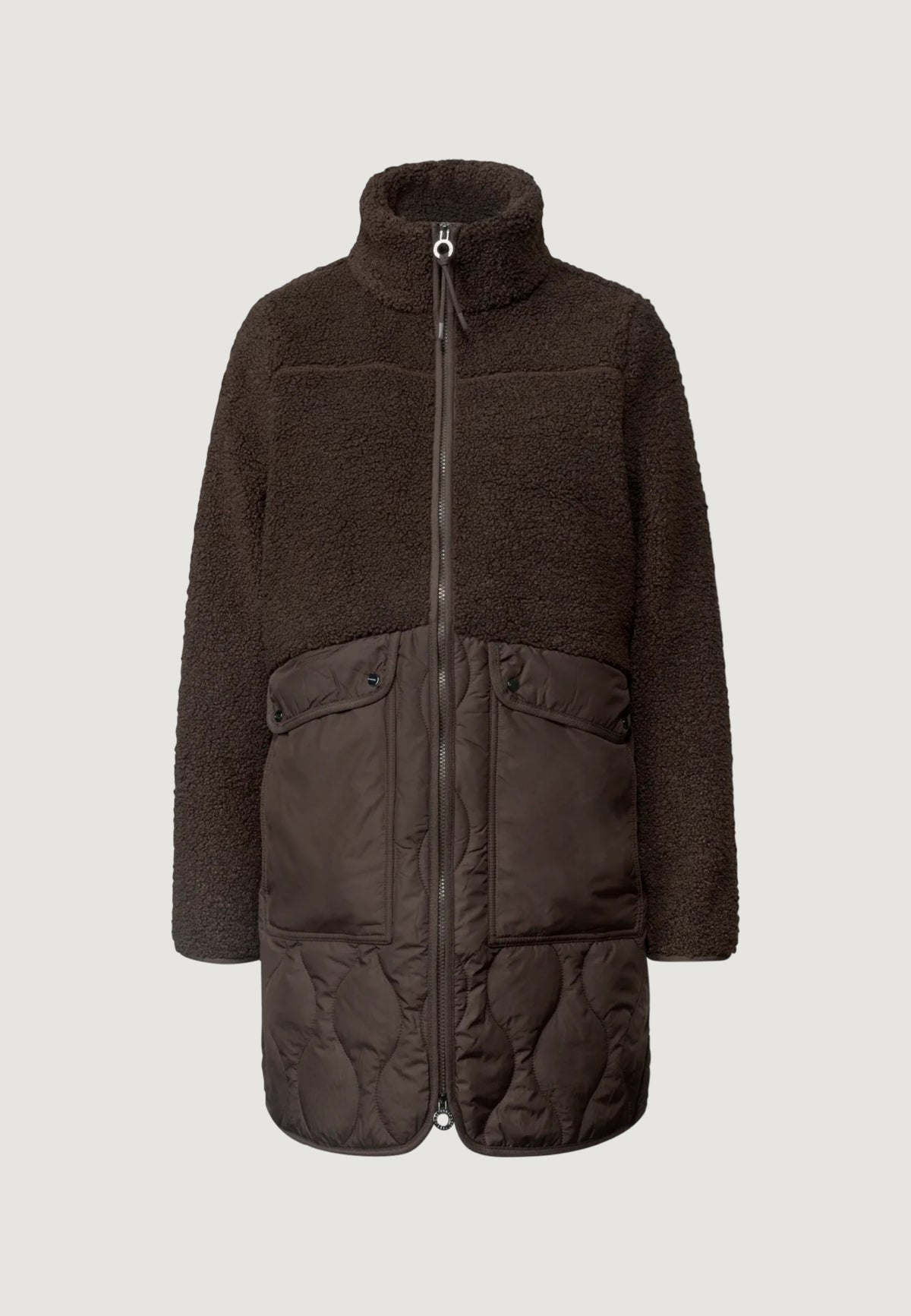 Piumino Street One Mat Mix Teddy Coat W. Quilting