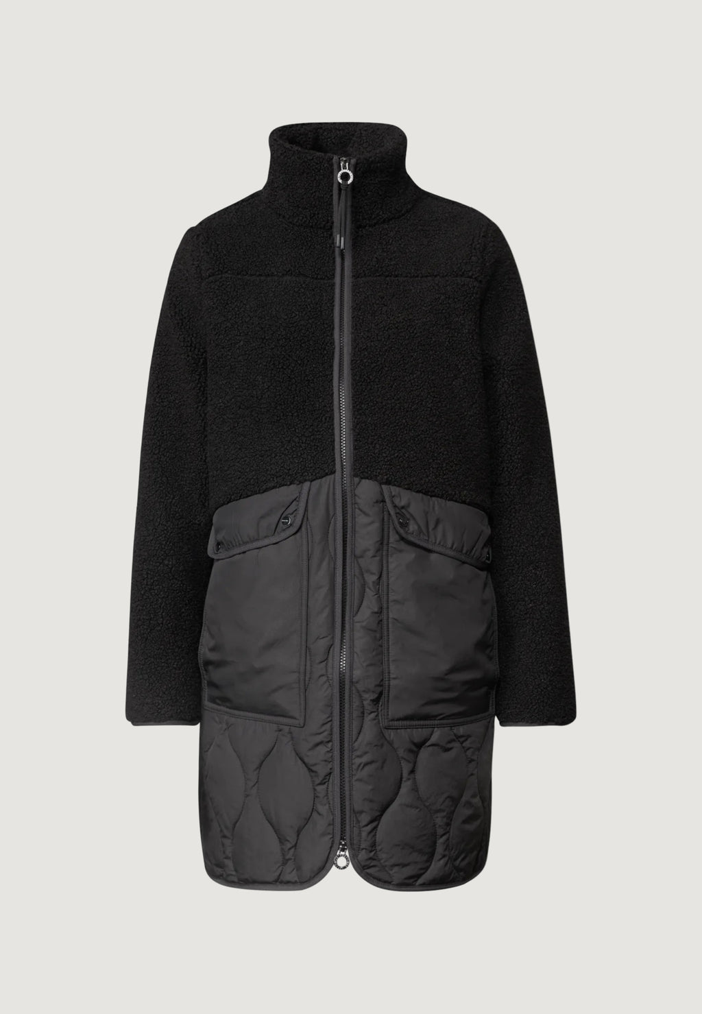Piumino Street One Mat Mix Teddy Coat W. Quilting