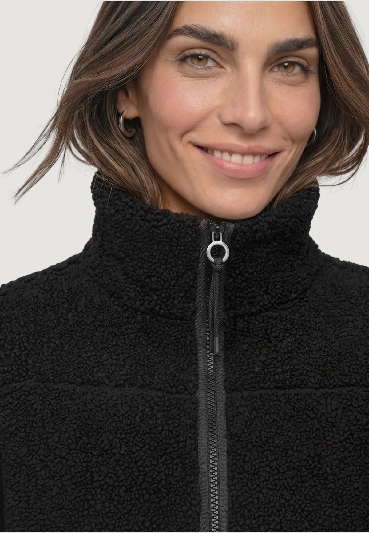 Piumino Street One Mat Mix Teddy Coat W. Quilting
