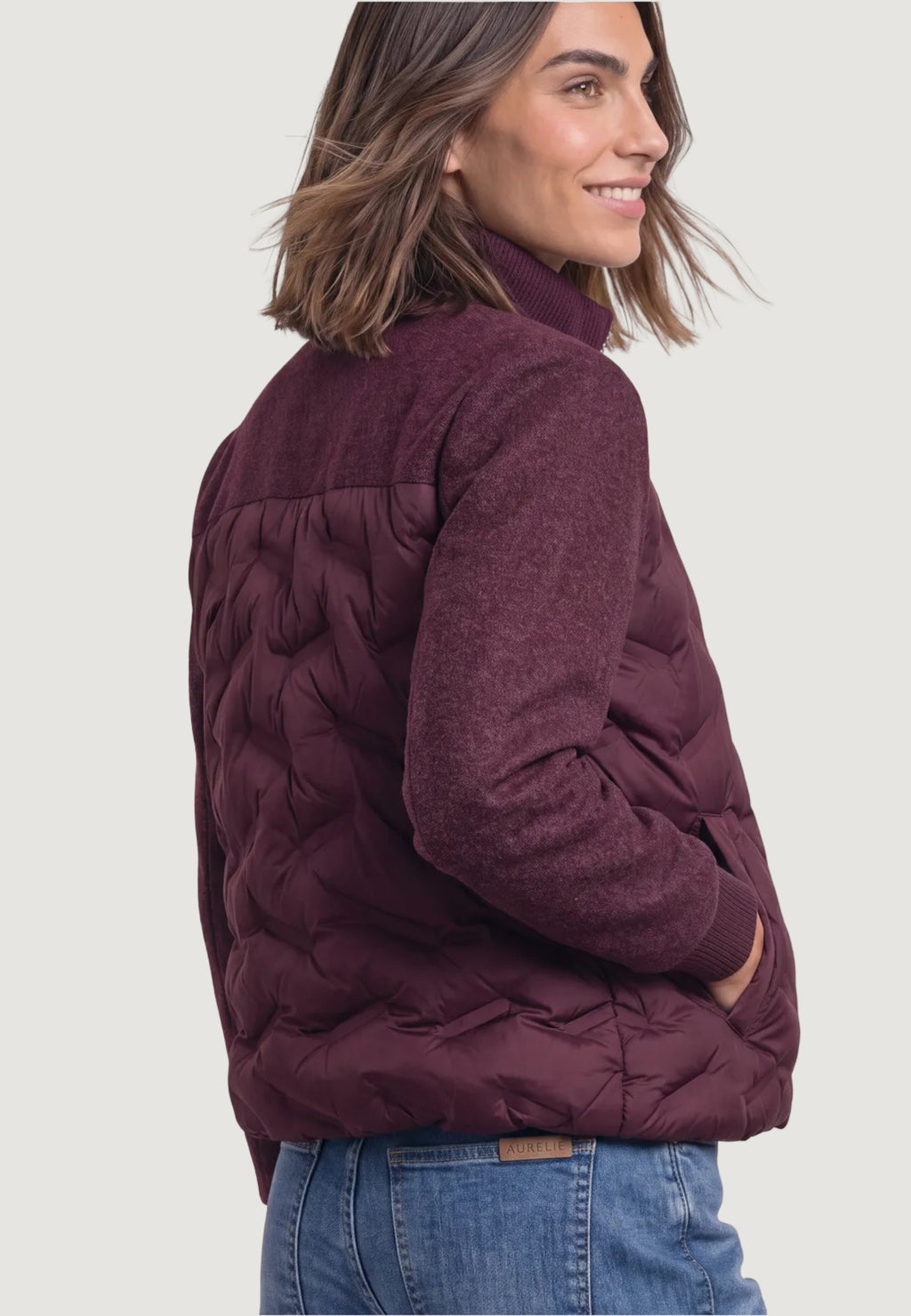 Piumino Street One LTD QR Short Mat Mix Jkt w. Glued
