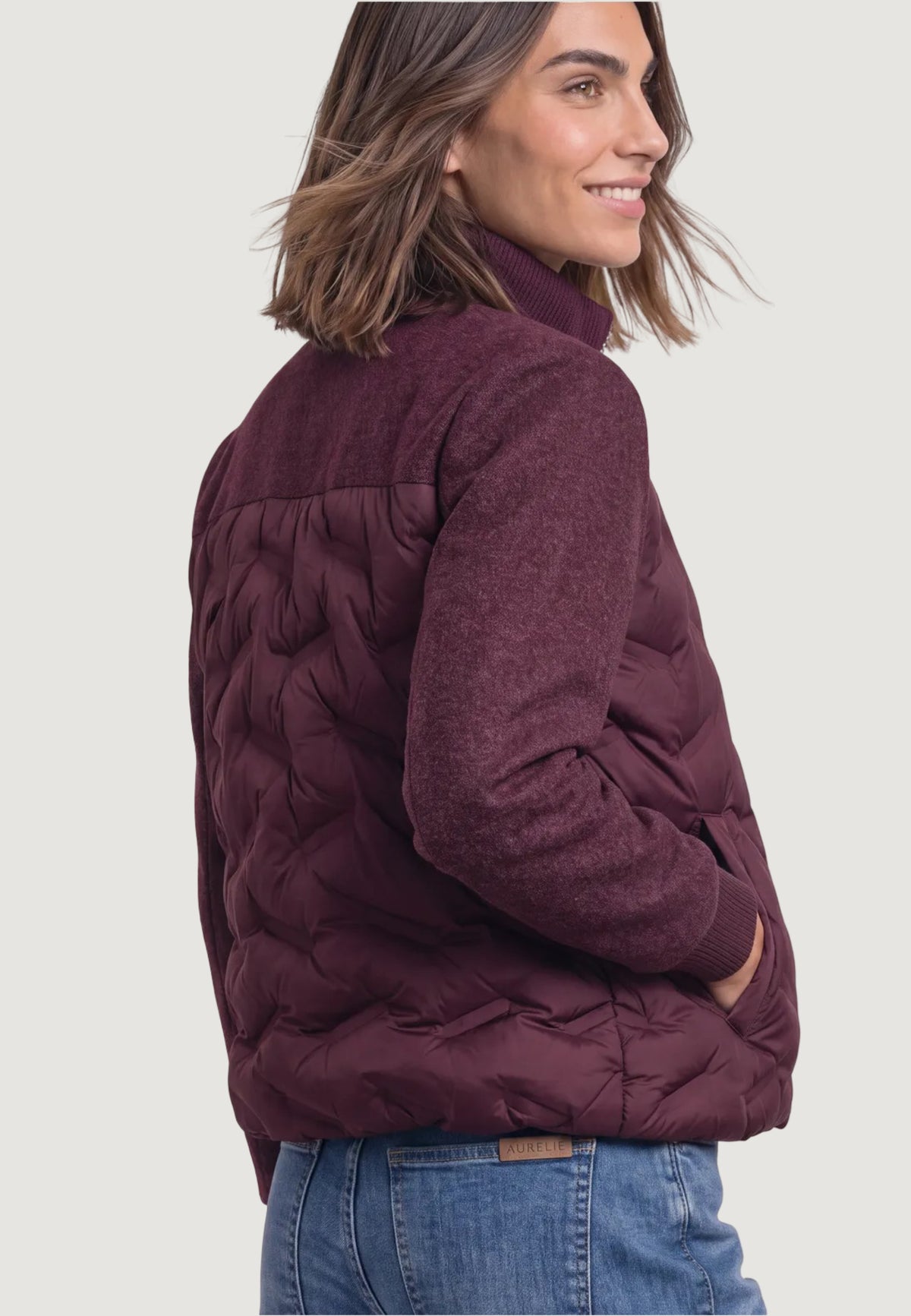 Piumino Street One LTD QR Short Mat Mix Jkt w. Glued