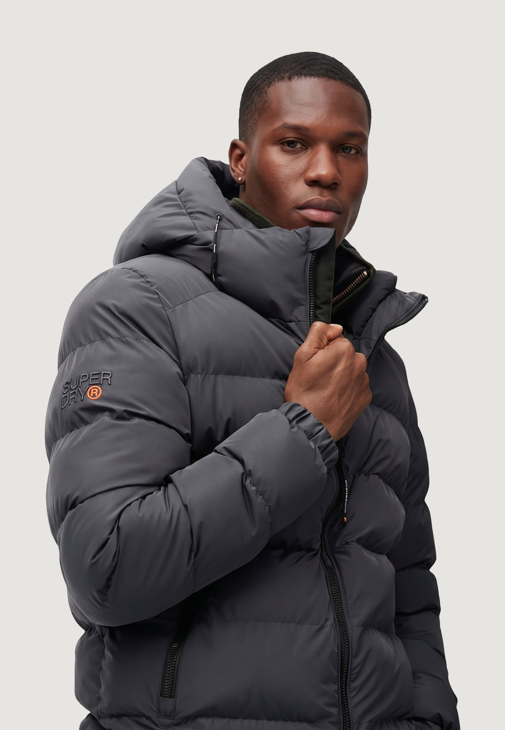 Down Jacket Superdry Hooded Sports Puffer Jacket