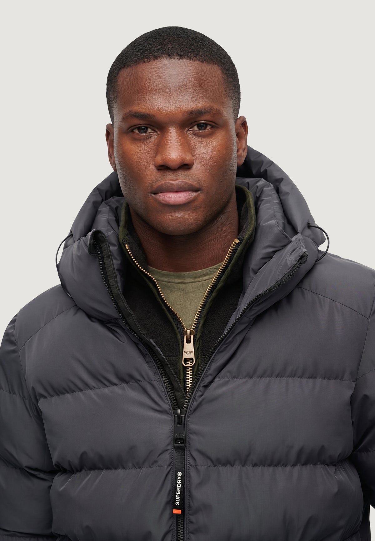 Down Jacket Superdry Hooded Sports Puffer Jacket