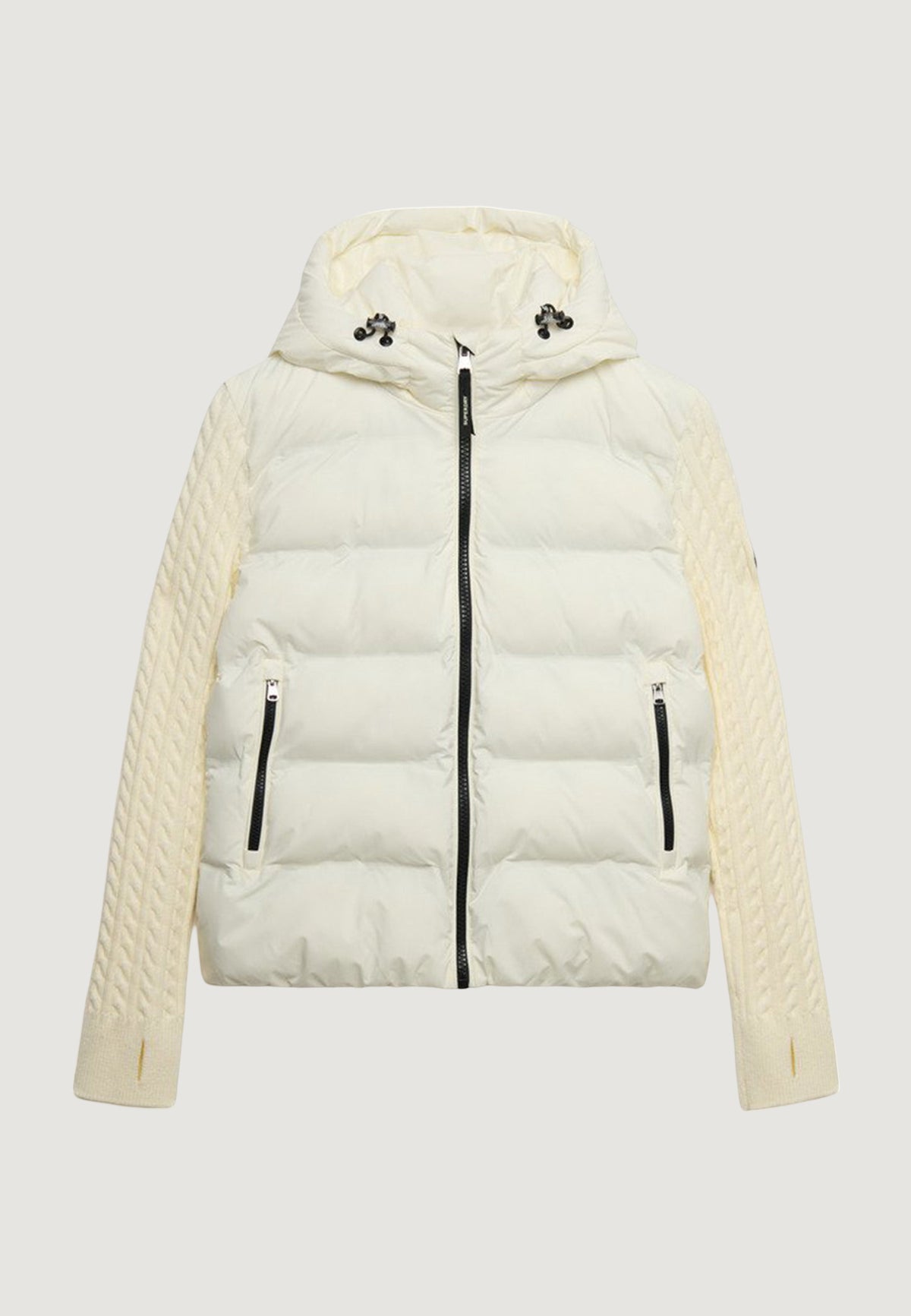 Piumino Superdry Cable Knit Sleeve Hybrid