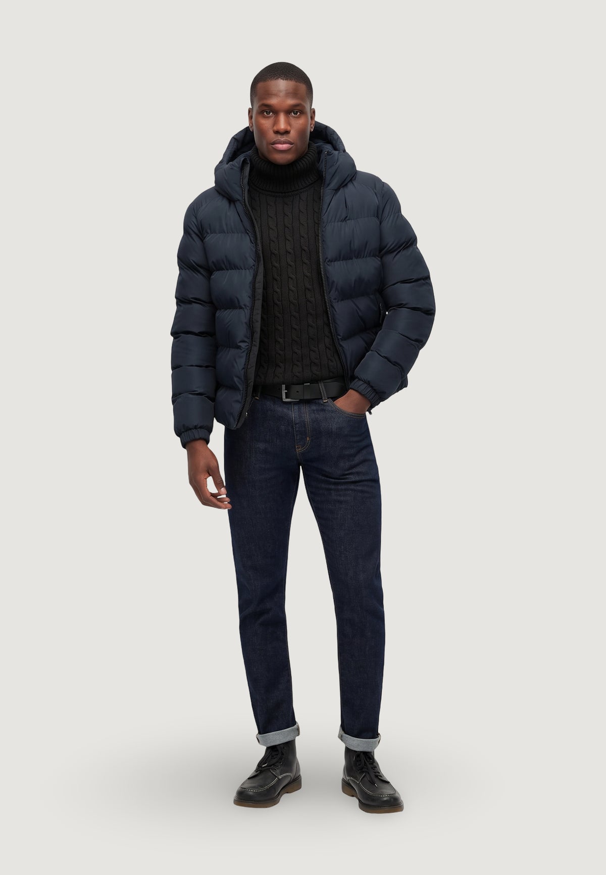 Down Jacket Superdry Hooded Sports Puffer Jacket