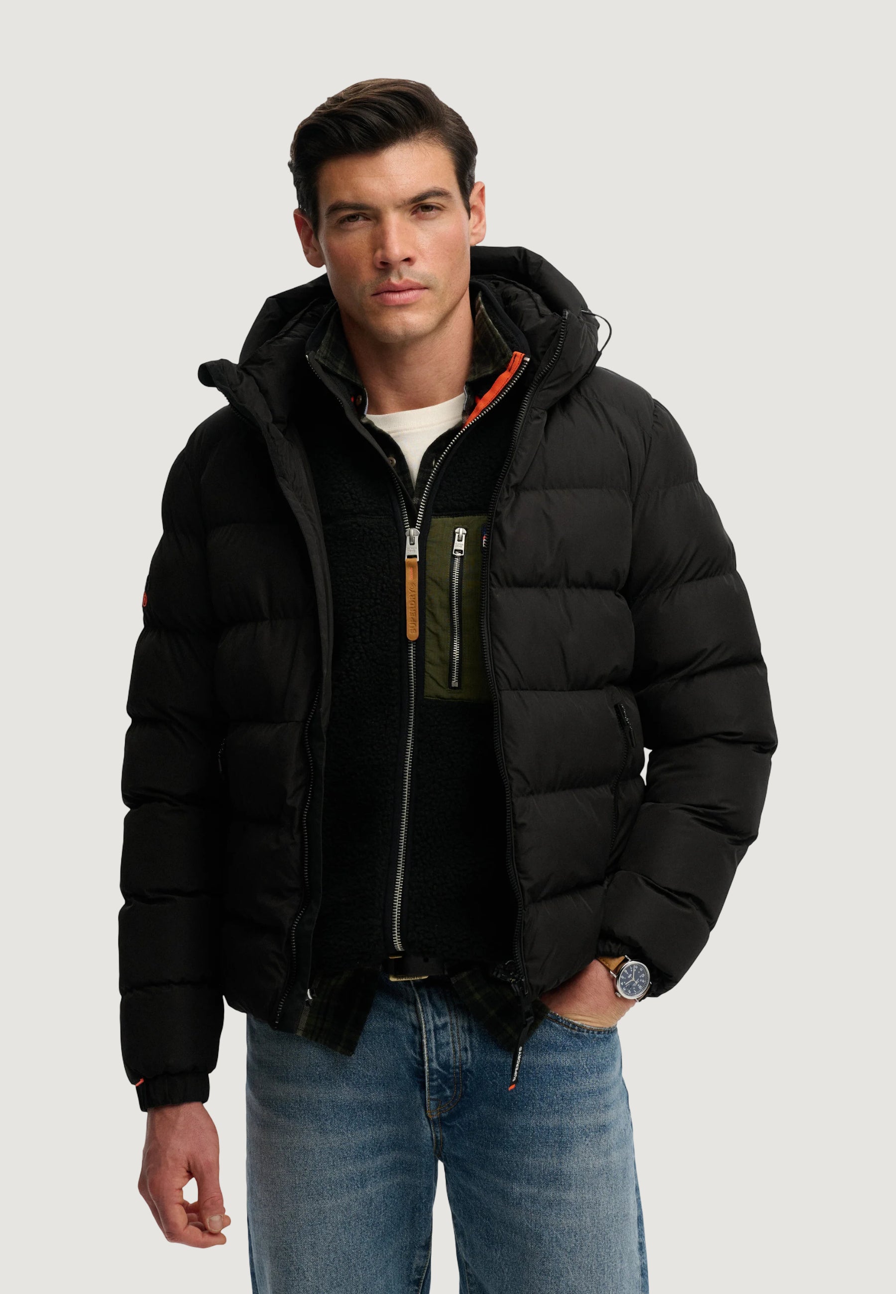 Piumino Superdry Hooded Sports Puffer Jacket