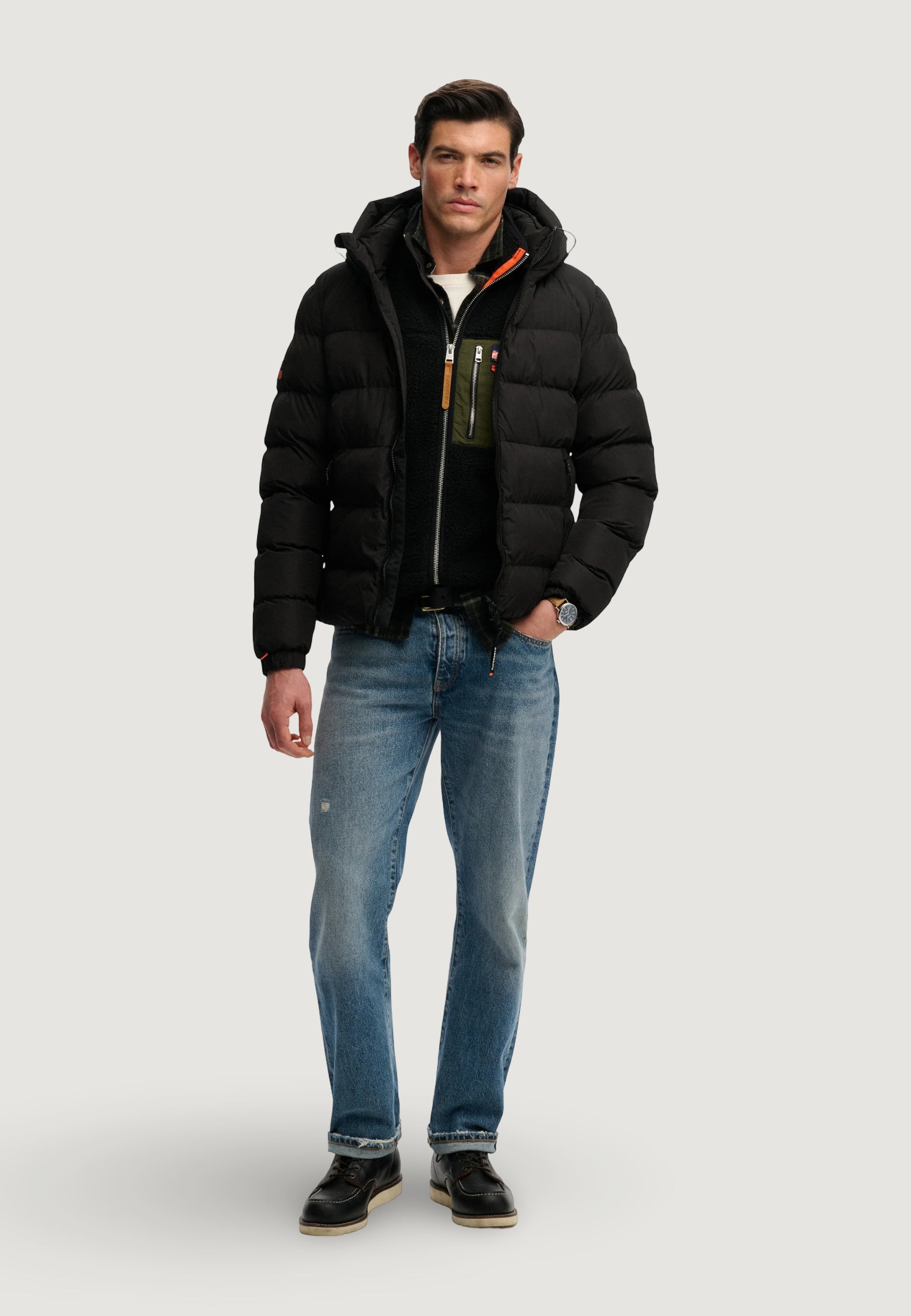 Piumino Superdry Hooded Sports Puffer Jacket