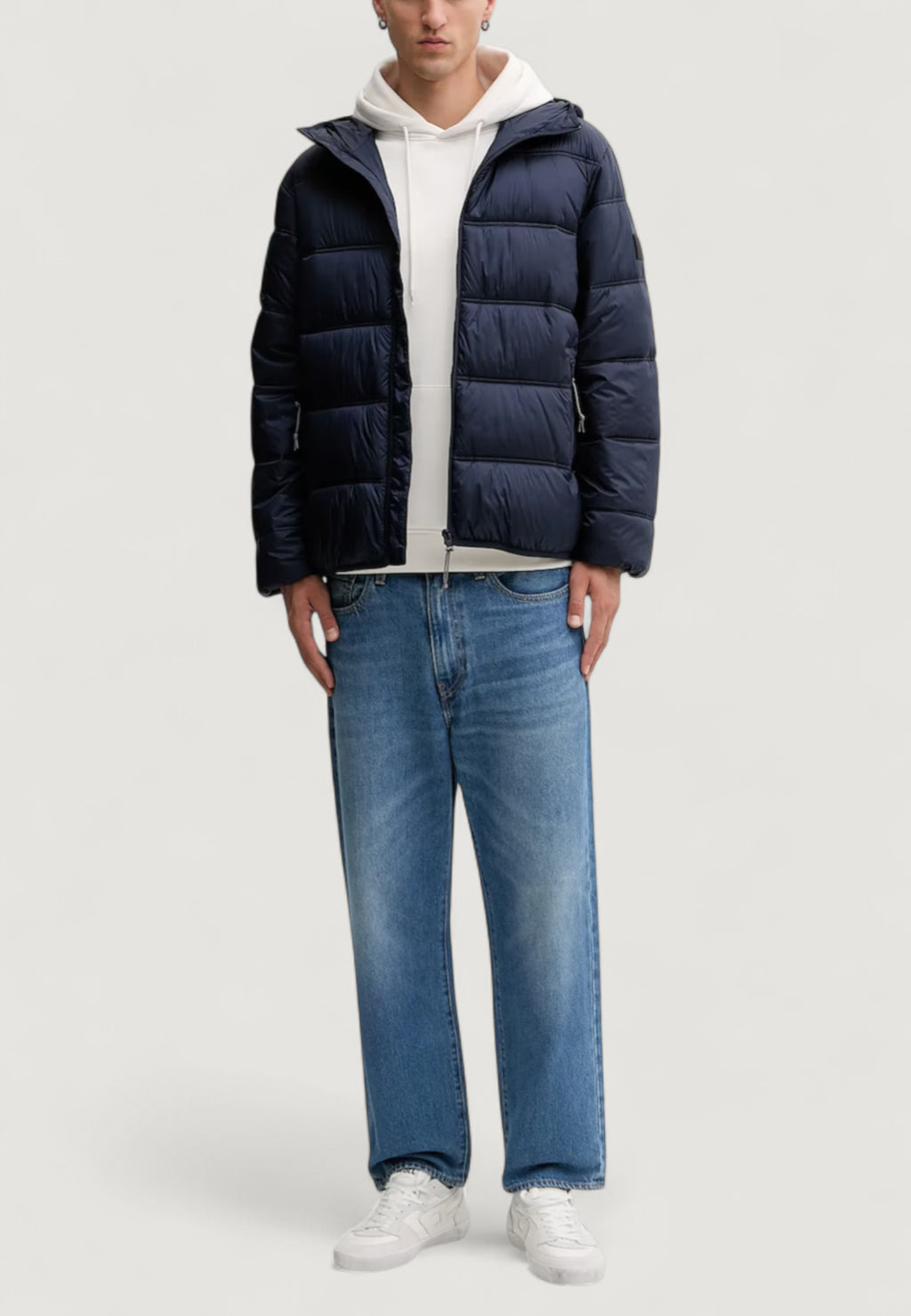 Down Jacket Tommy Hilfiger Jeans TJM HOODED LOGO PUFF