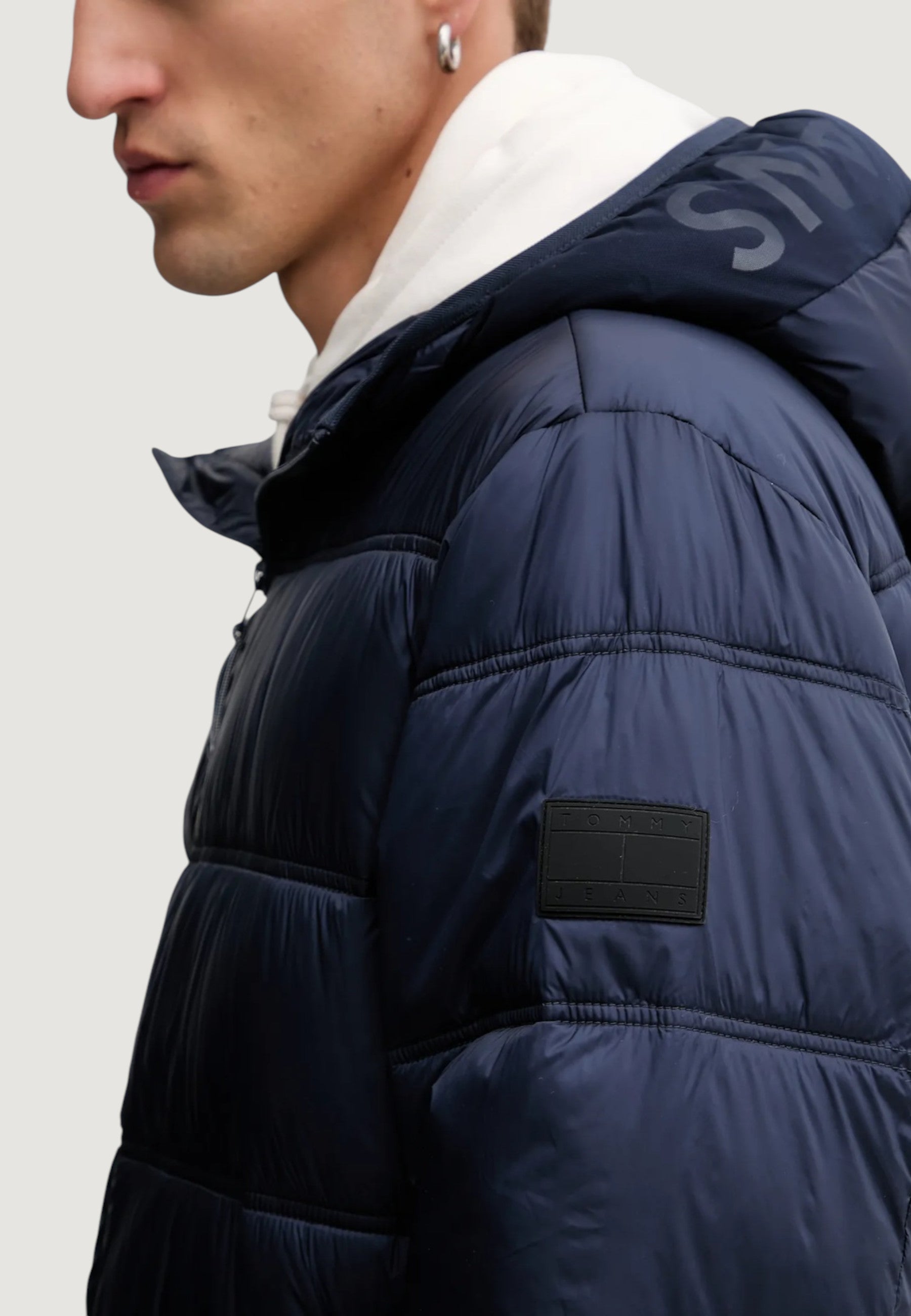 Down Jacket Tommy Hilfiger Jeans TJM HOODED LOGO PUFF