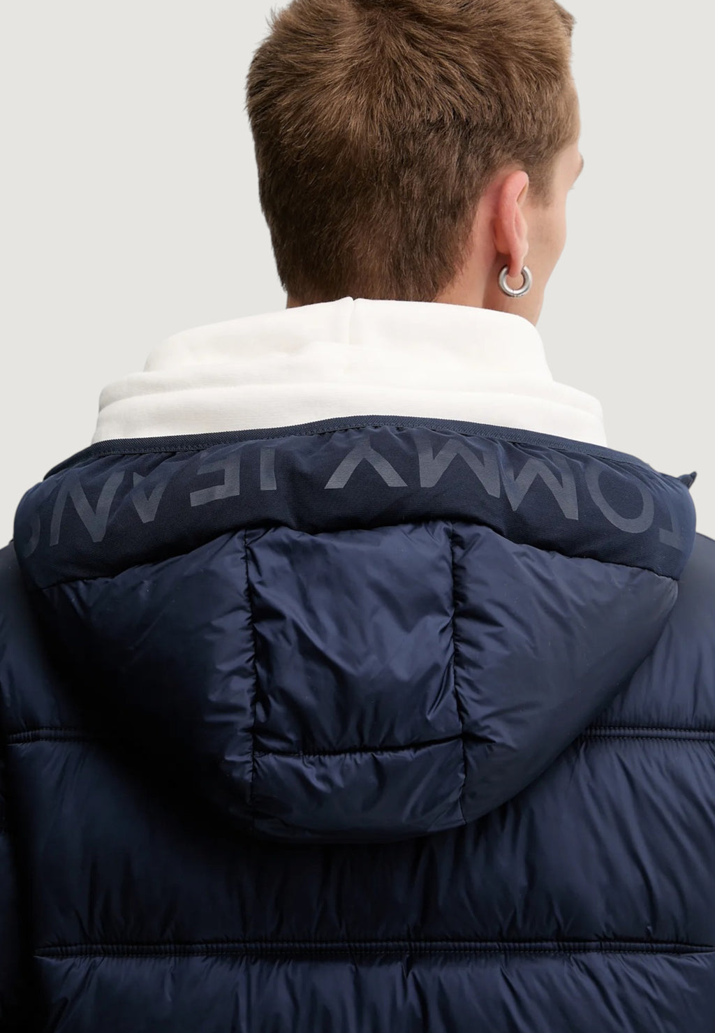 Down Jacket Tommy Hilfiger Jeans TJM HOODED LOGO PUFF