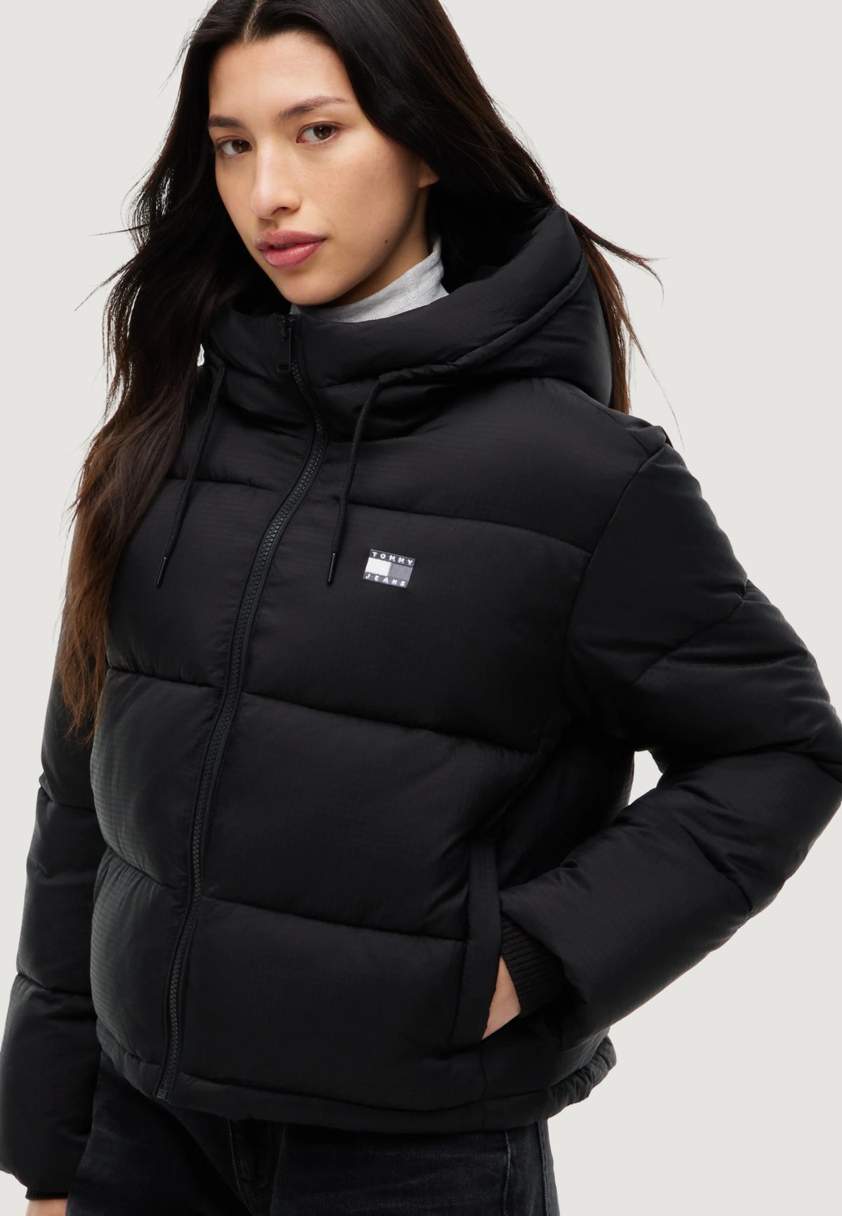 Down jacket Tommy Hilfiger Jeans TJW HOODED PUFFER JA