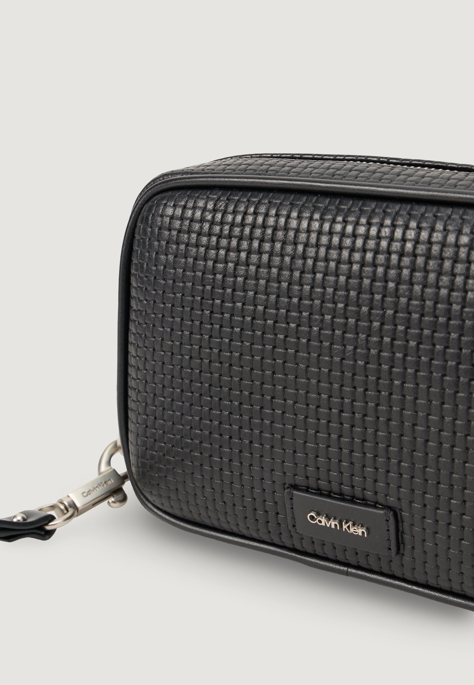Pochette e beauty Calvin Klein EMBOSSED WOVEN ZIP POUCH