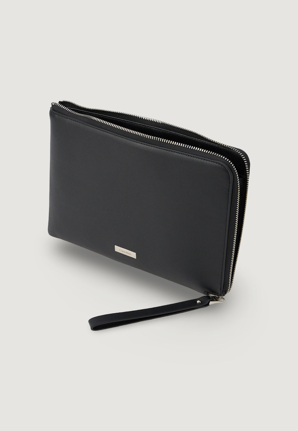 Pochette e beauty Calvin Klein PLAQUE POUCH W/ WRISTLET