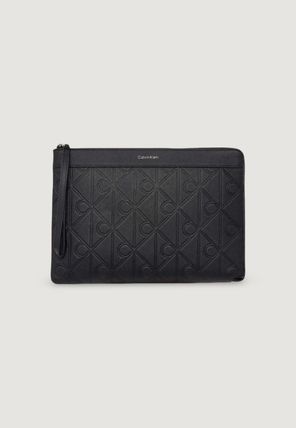 Pochette e beauty Calvin Klein XL EMBLEM AOP EMBOSS MEDIUM ZIP