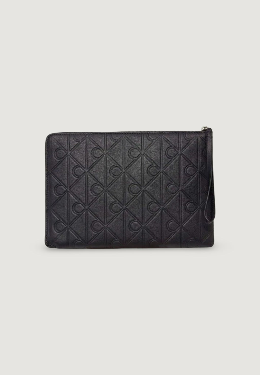 Pochette e beauty Calvin Klein XL EMBLEM AOP EMBOSS MEDIUM ZIP