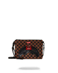 Pochette e beauty Sprayground CLEAR RUBBER SHARK CROSSOVER CLUTCH W/ SHOUDLER STRAP