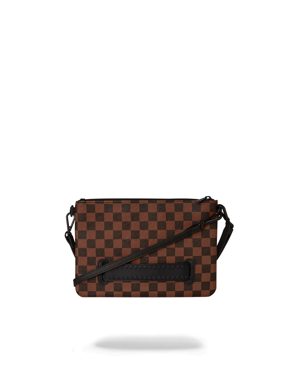 Pochette e beauty Sprayground CLEAR RUBBER SHARK CROSSOVER CLUTCH W/ SHOUDLER STRAP
