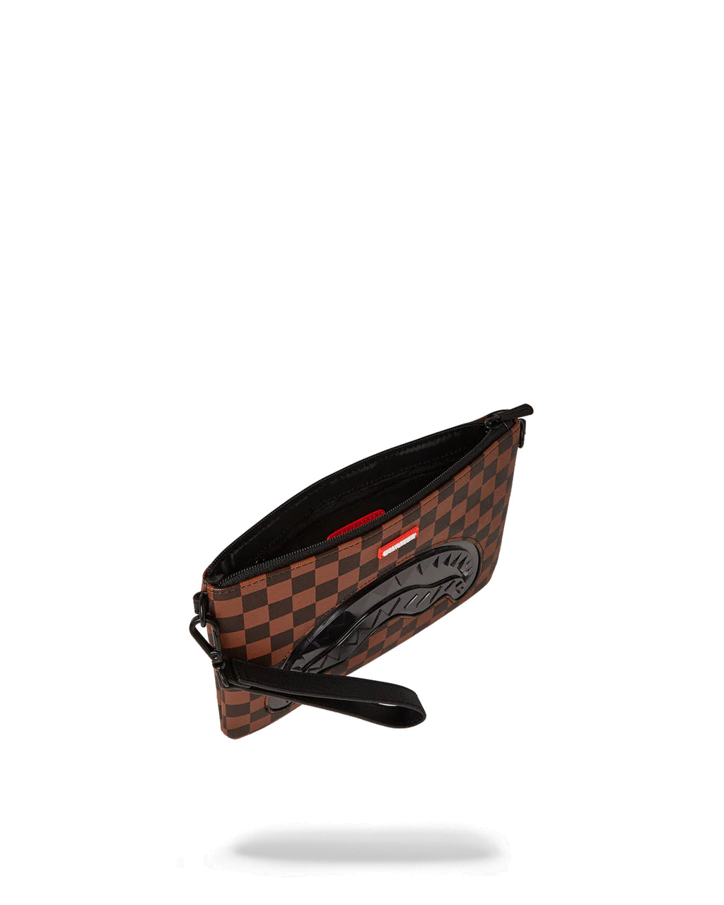 Pochette e beauty Sprayground CLEAR RUBBER SHARK CROSSOVER CLUTCH W/ SHOUDLER STRAP