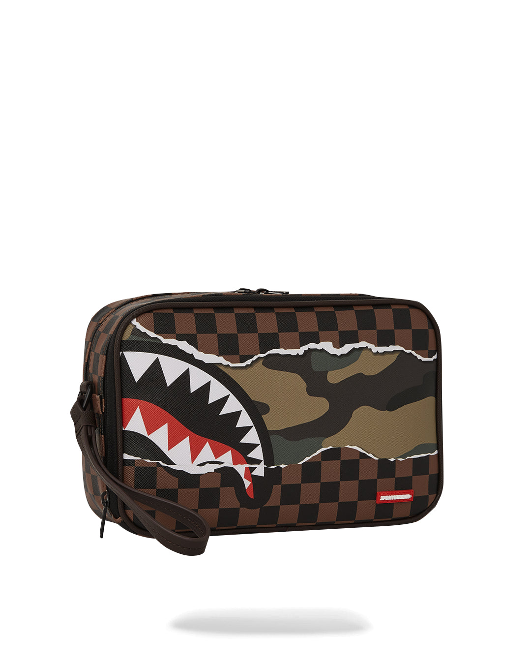 Pochette e beauty Sprayground TEAR IT UP CAMO TOILETRY - BRICK