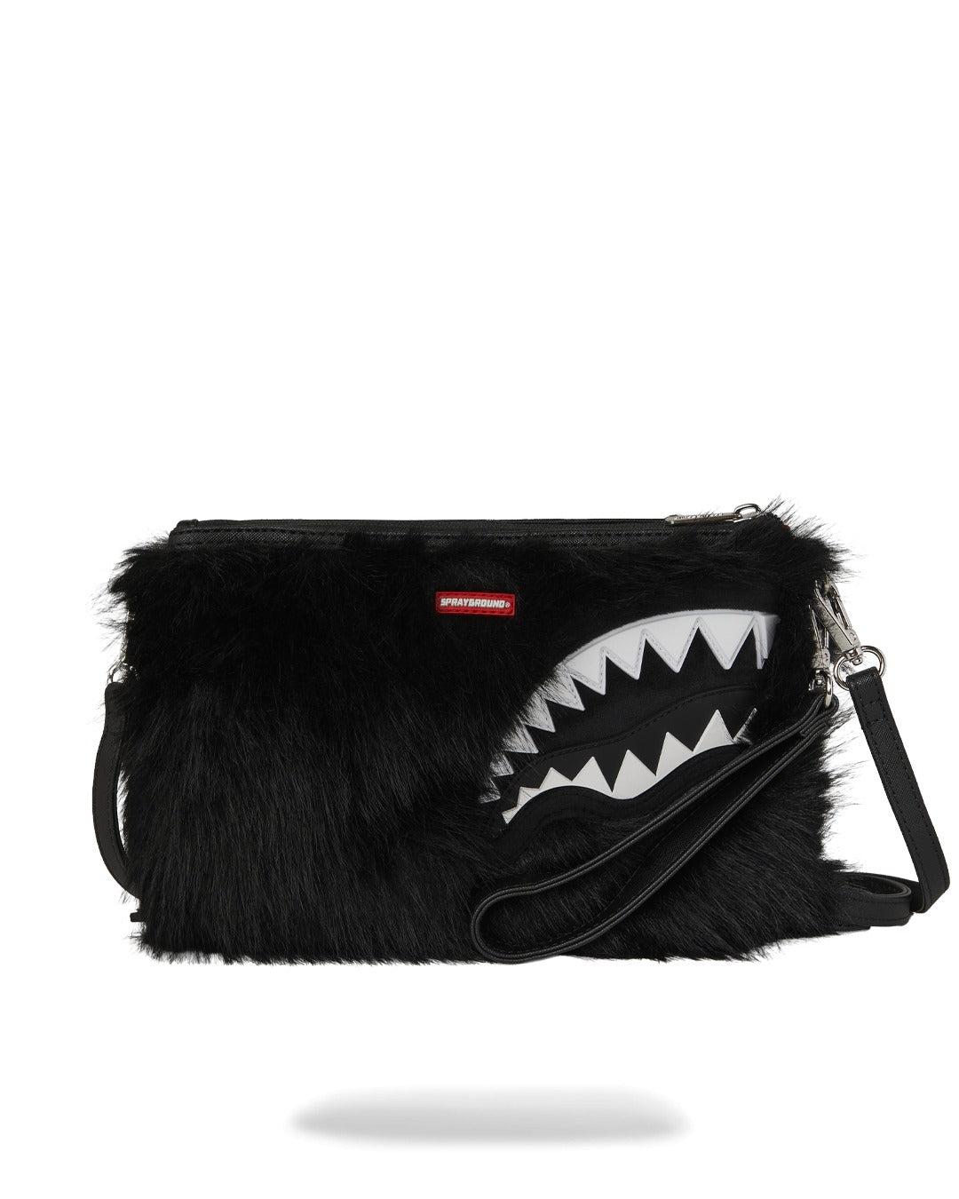 Pochette e beauty Sprayground FUR CRAY BLACK CROSSOVER CLUTCH