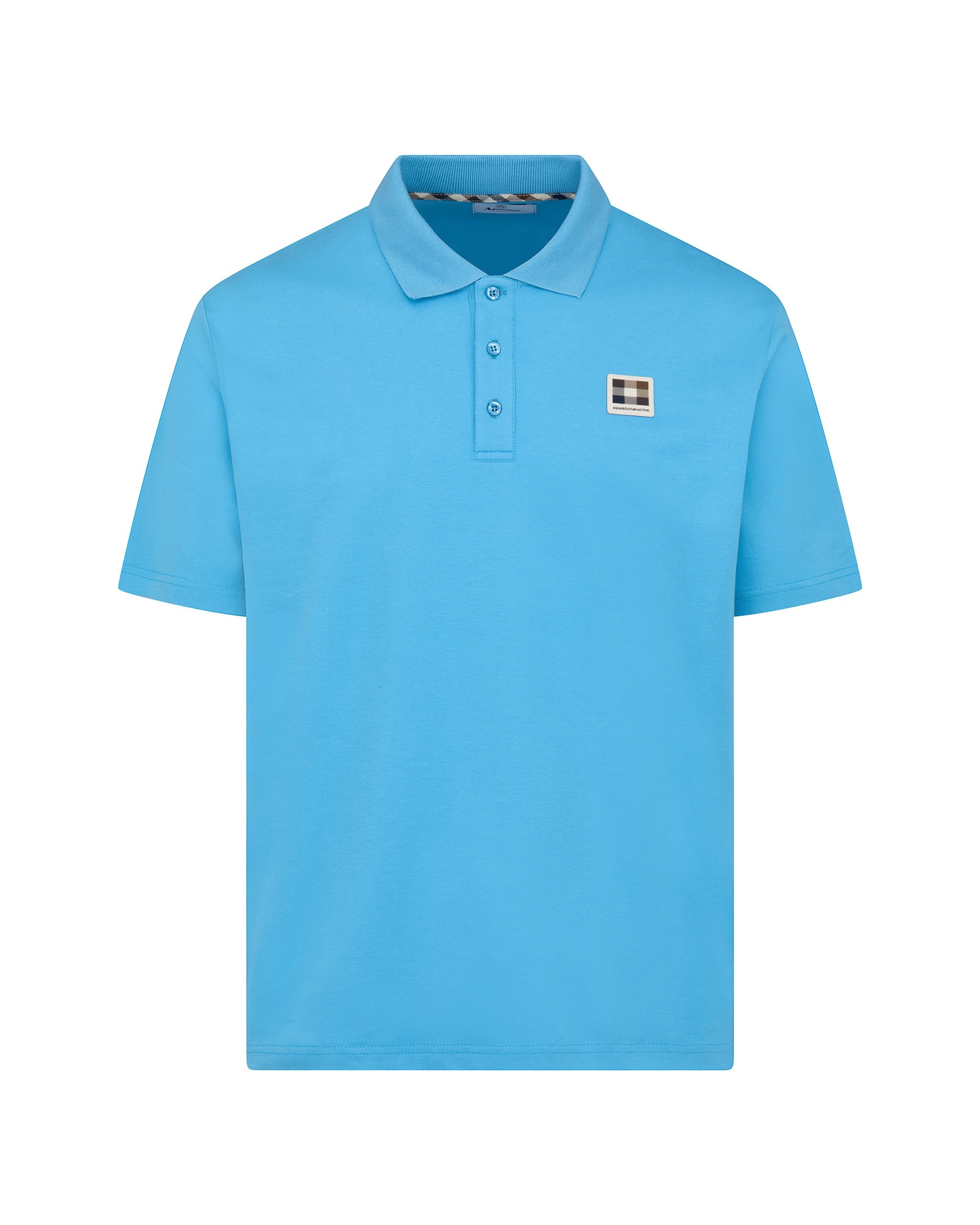 Polo manica corta Aquascutum Active STRETCH PIQUET BADGE POLO