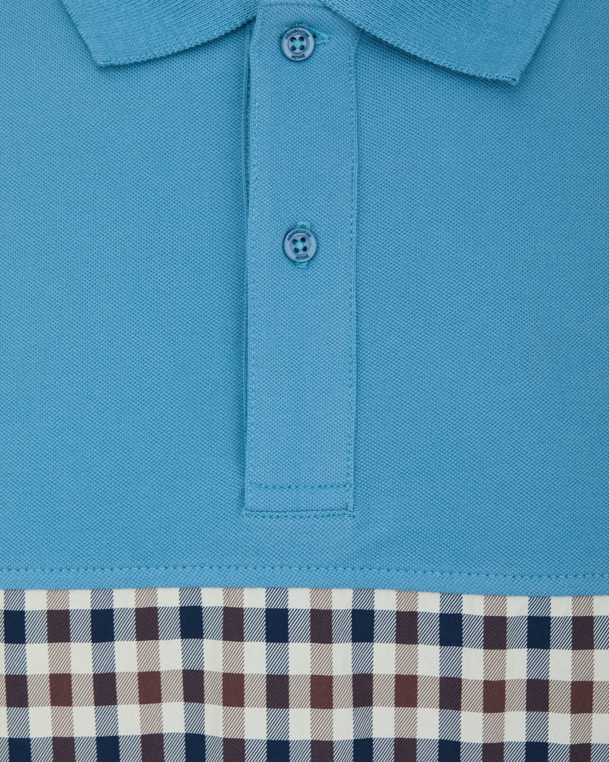 Polo manica corta Aquascutum Active STRETCH PIQUET INSERT POLO