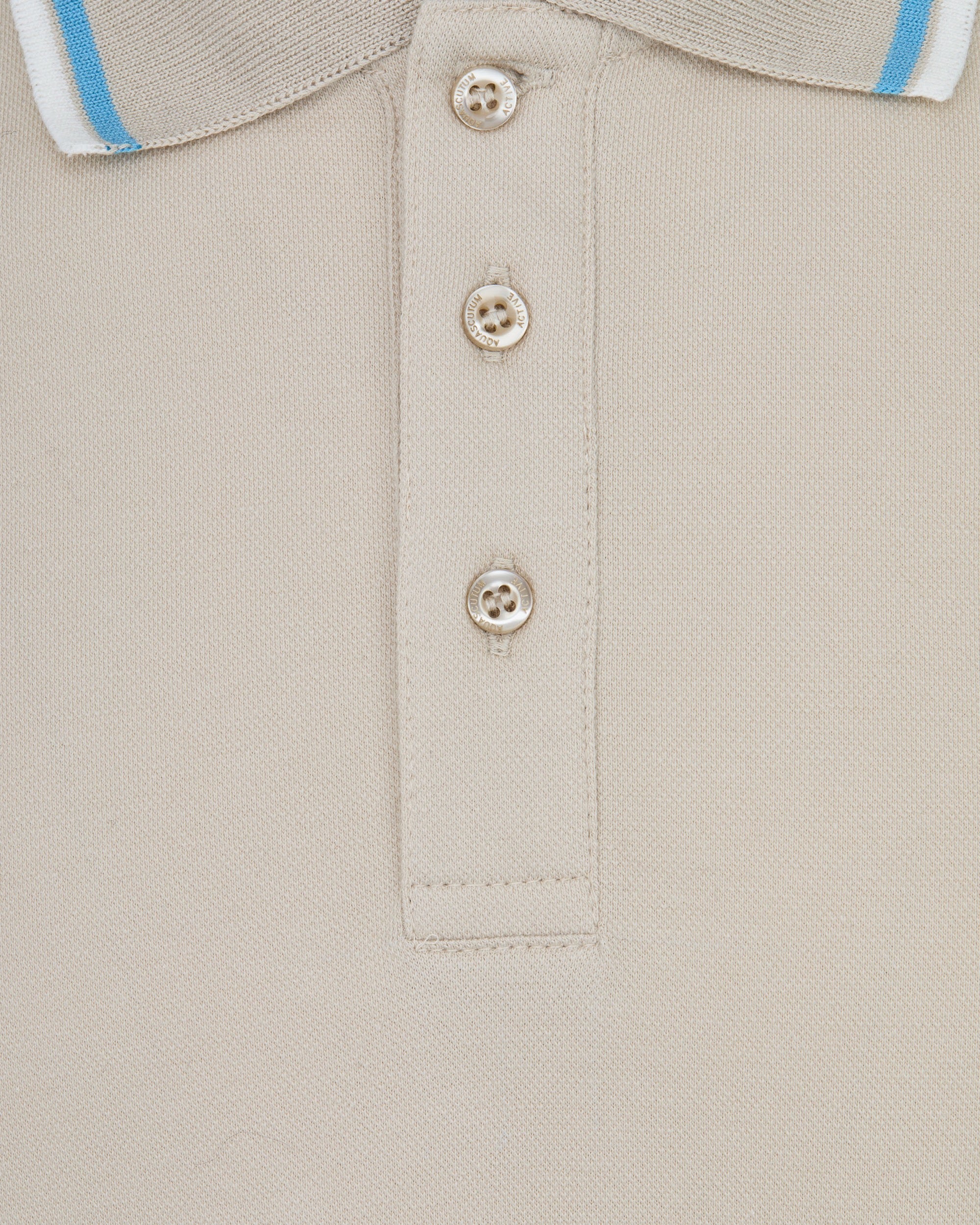 Polo manica corta Aquascutum Active STRETCH PIQUET STRIPES POLO