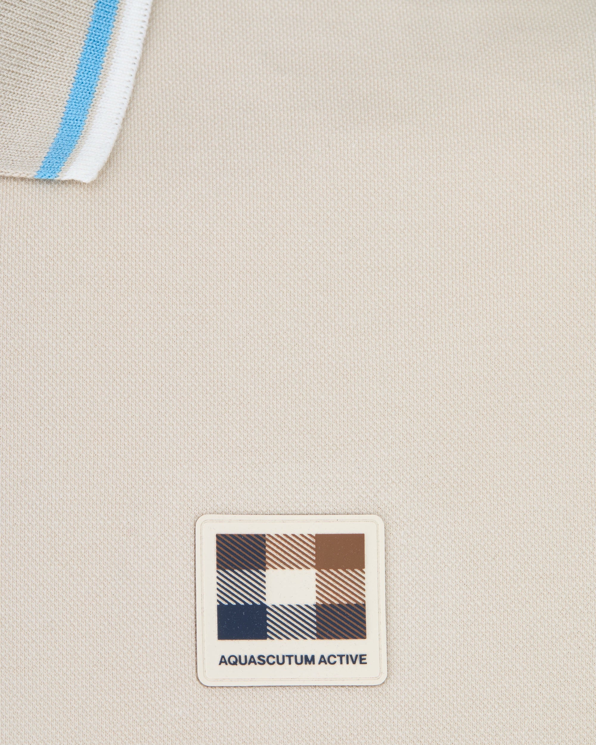 Polo manica corta Aquascutum Active STRETCH PIQUET STRIPES POLO