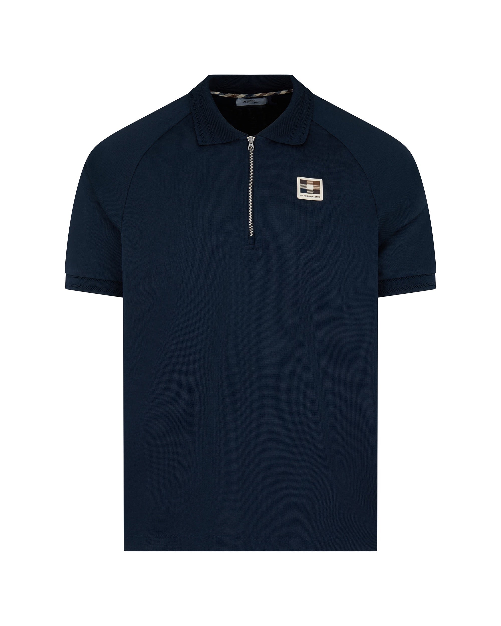 Polo manica corta Aquascutum Active POLY PIQUET BADGE POLO