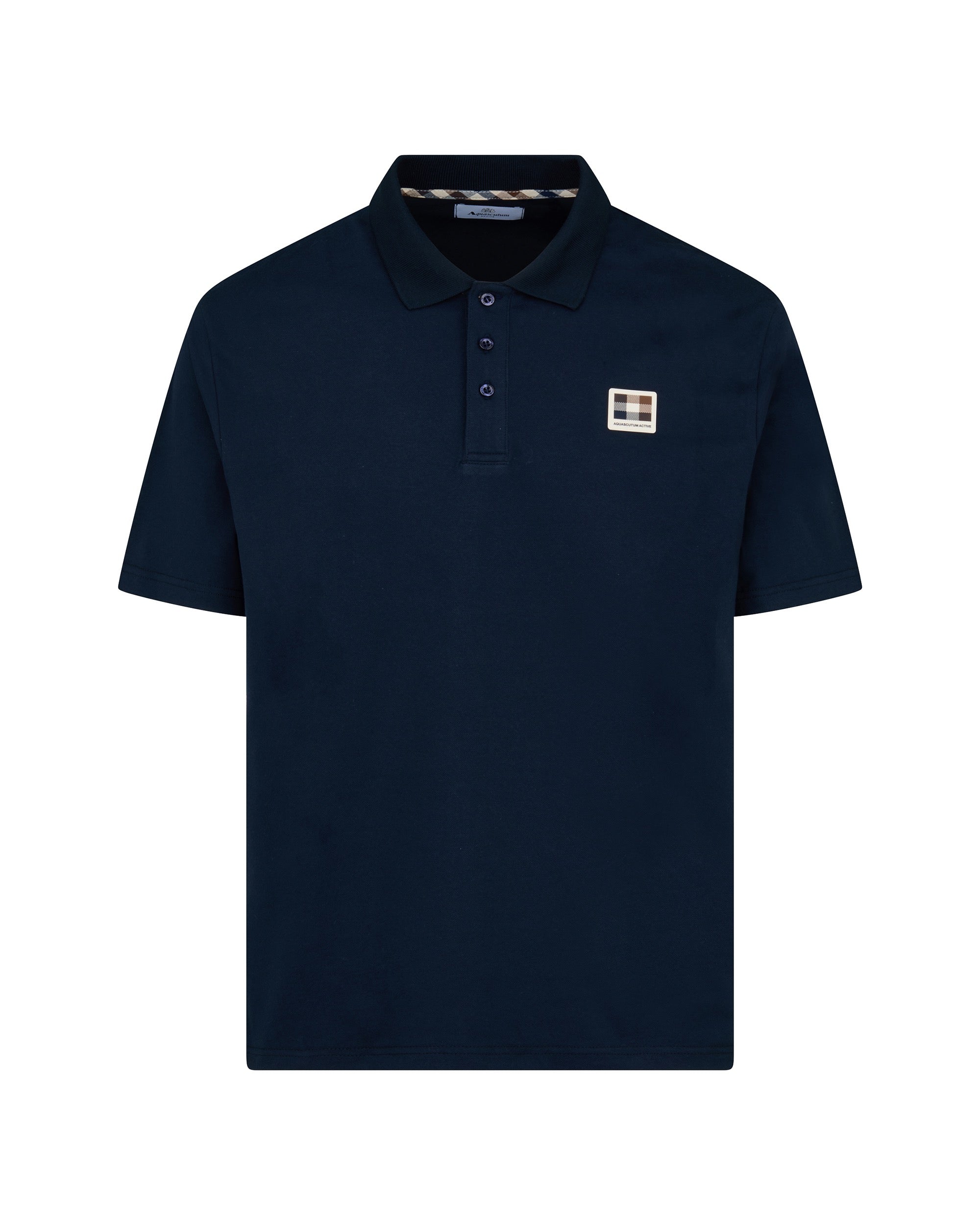 Polo manica corta Aquascutum Active STRETCH PIQUET BADGE POLO