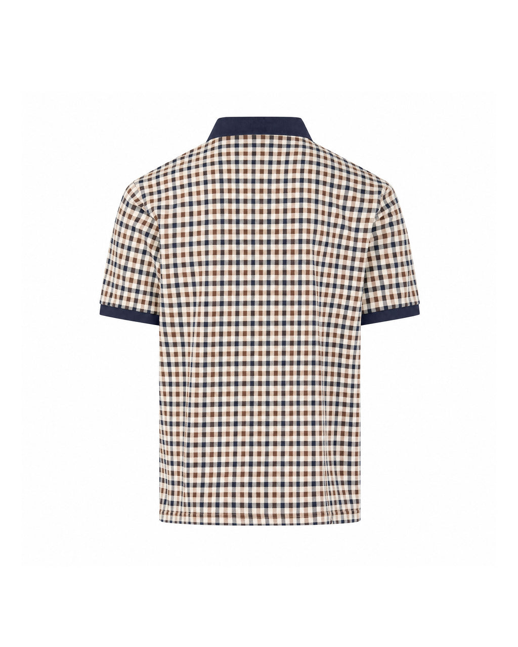 Polo manica corta Aquascutum Active STRETCH PIQUET CHECK POLO