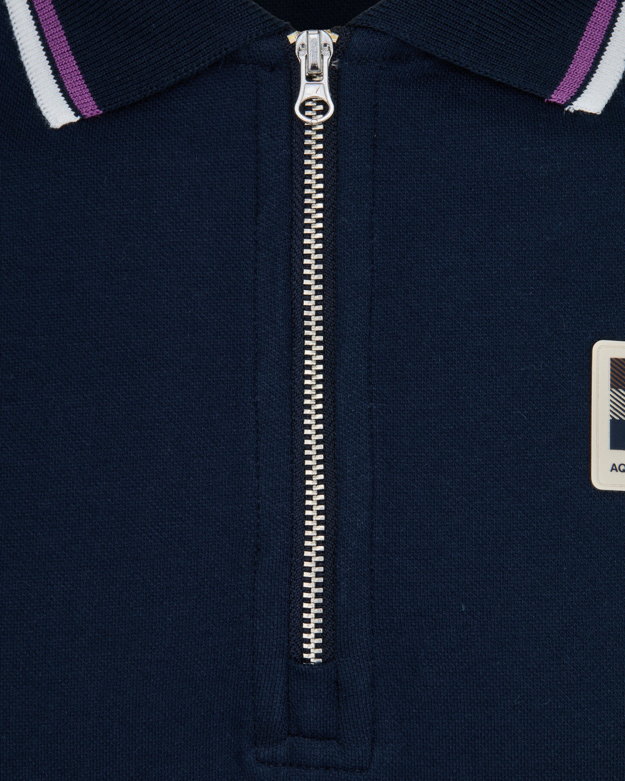 Polo shirt Aquascutum Active STRETCH PIQUET HALF ZIP POLO