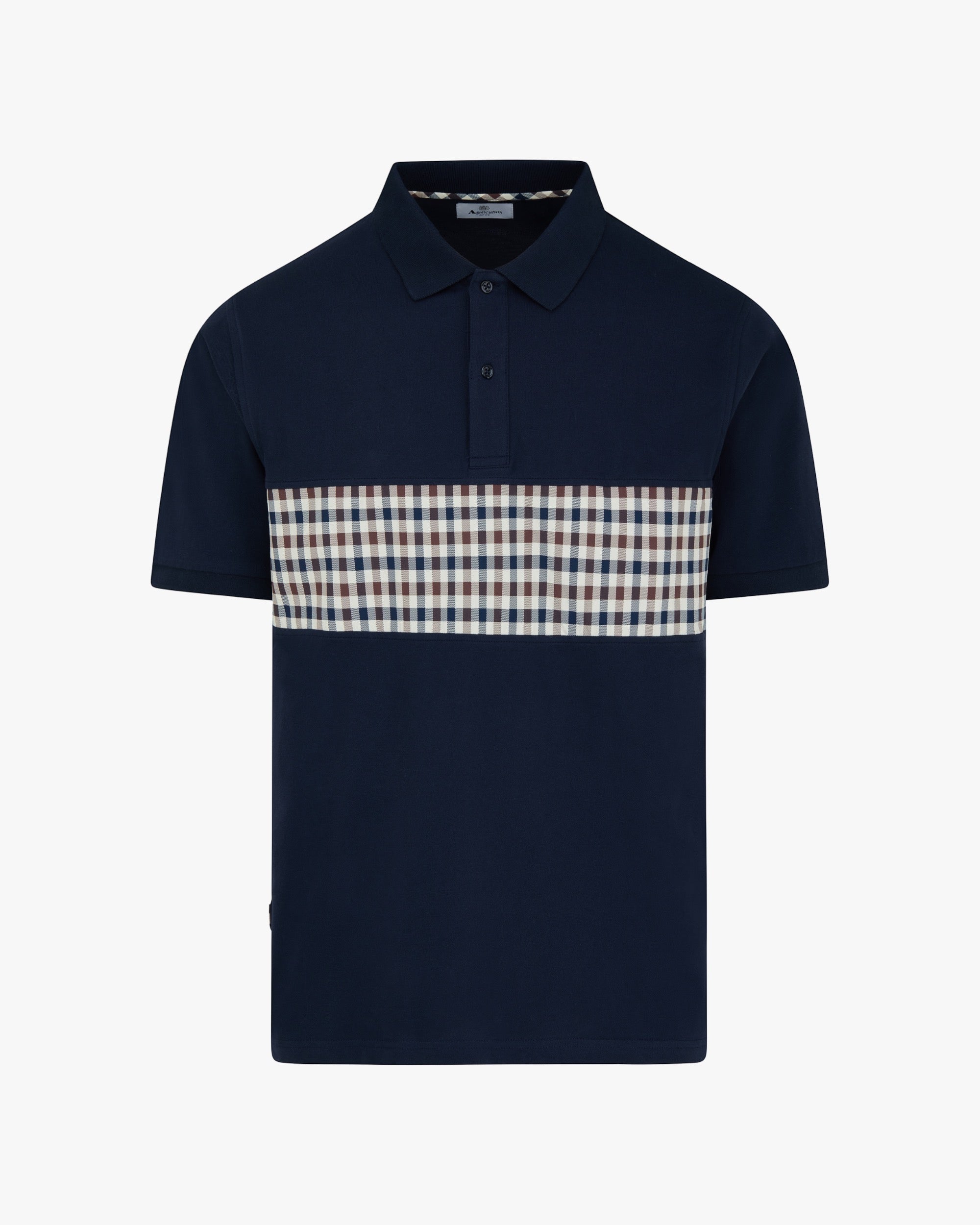 Polo manica corta Aquascutum Active STRETCH PIQUET INSERT POLO