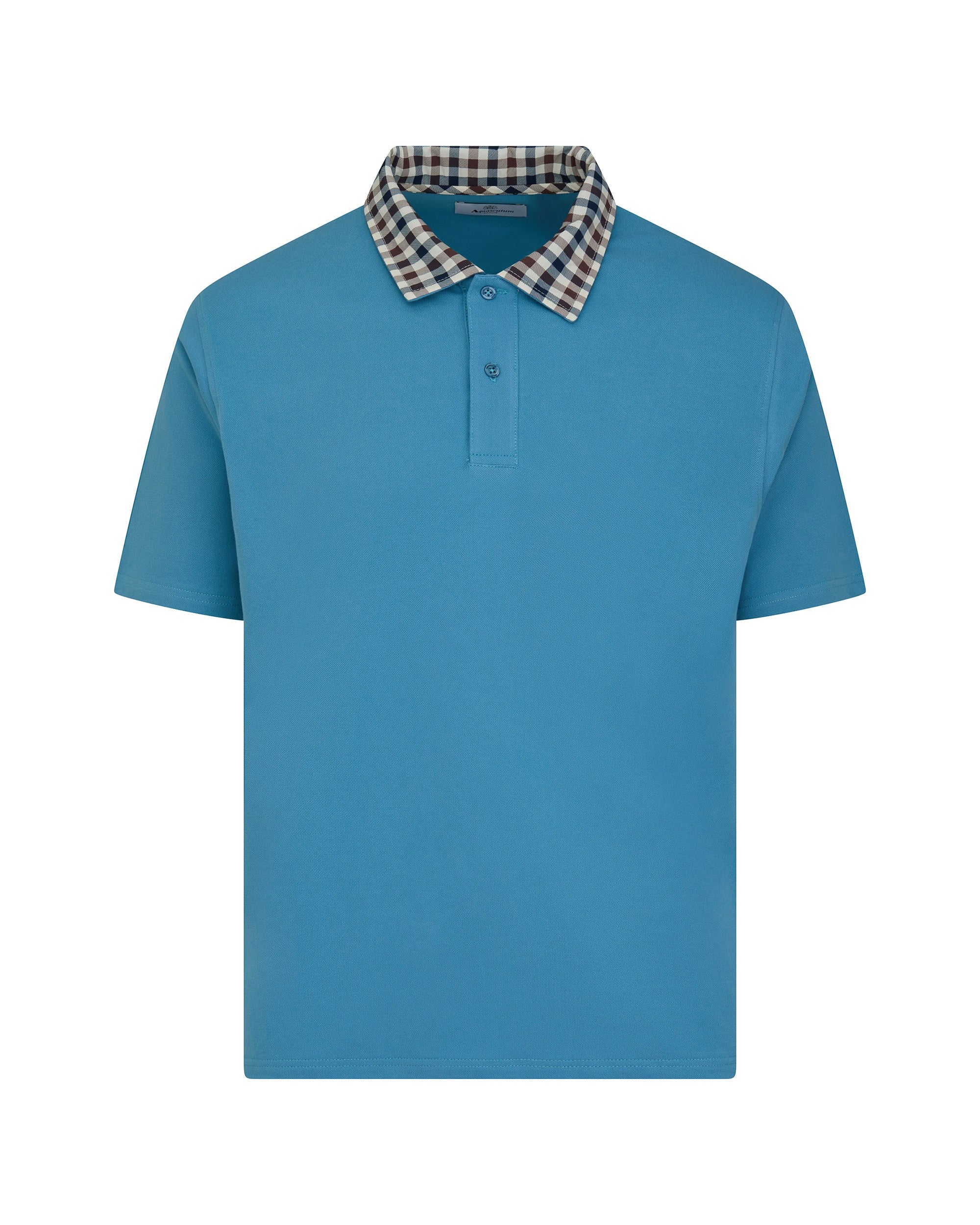 Polo manica corta Aquascutum Active CLUB CHECK COLLAR POLO