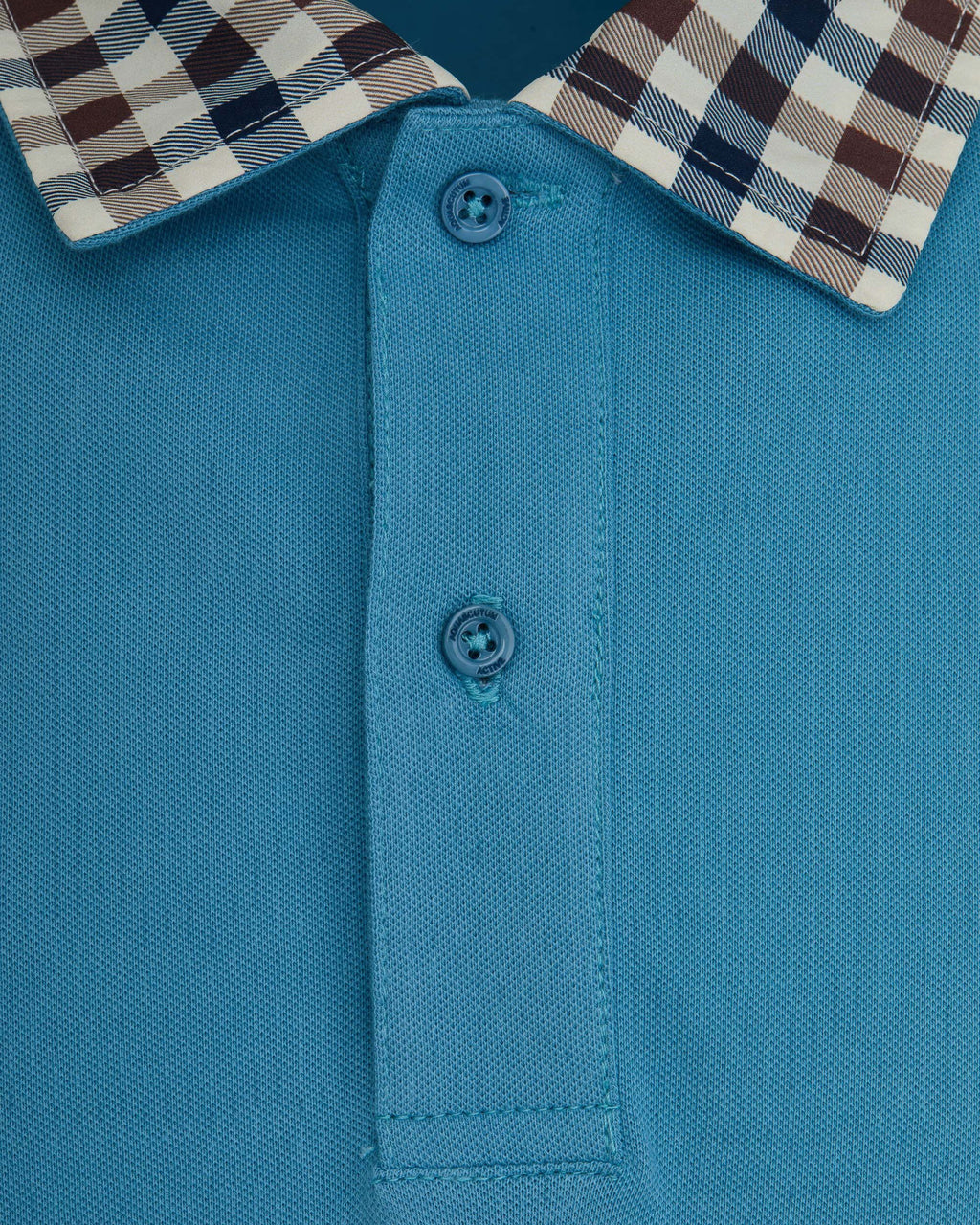 Polo manica corta Aquascutum Active CLUB CHECK COLLAR POLO