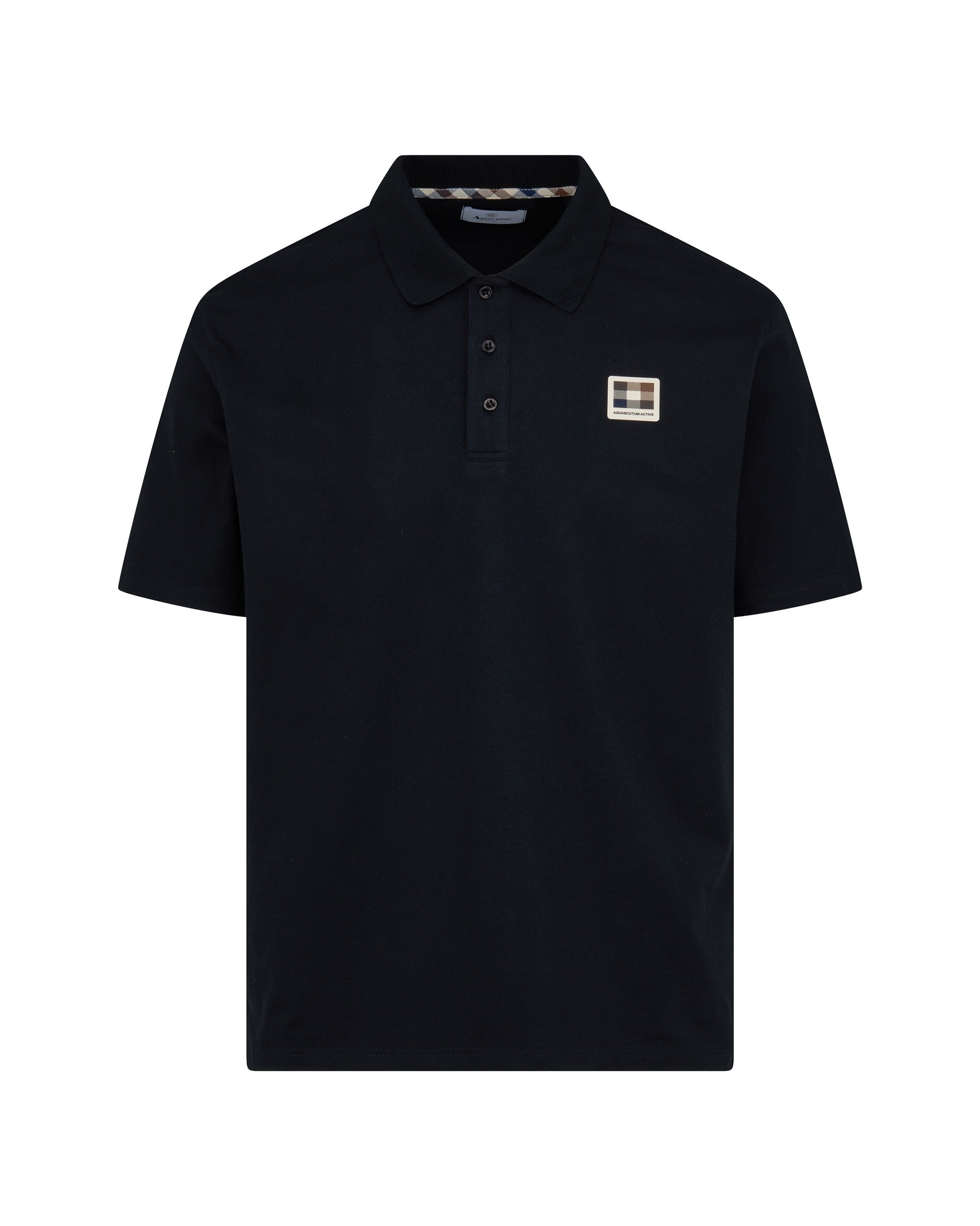 Polo manica corta Aquascutum Active STRETCH PIQUET BADGE POLO