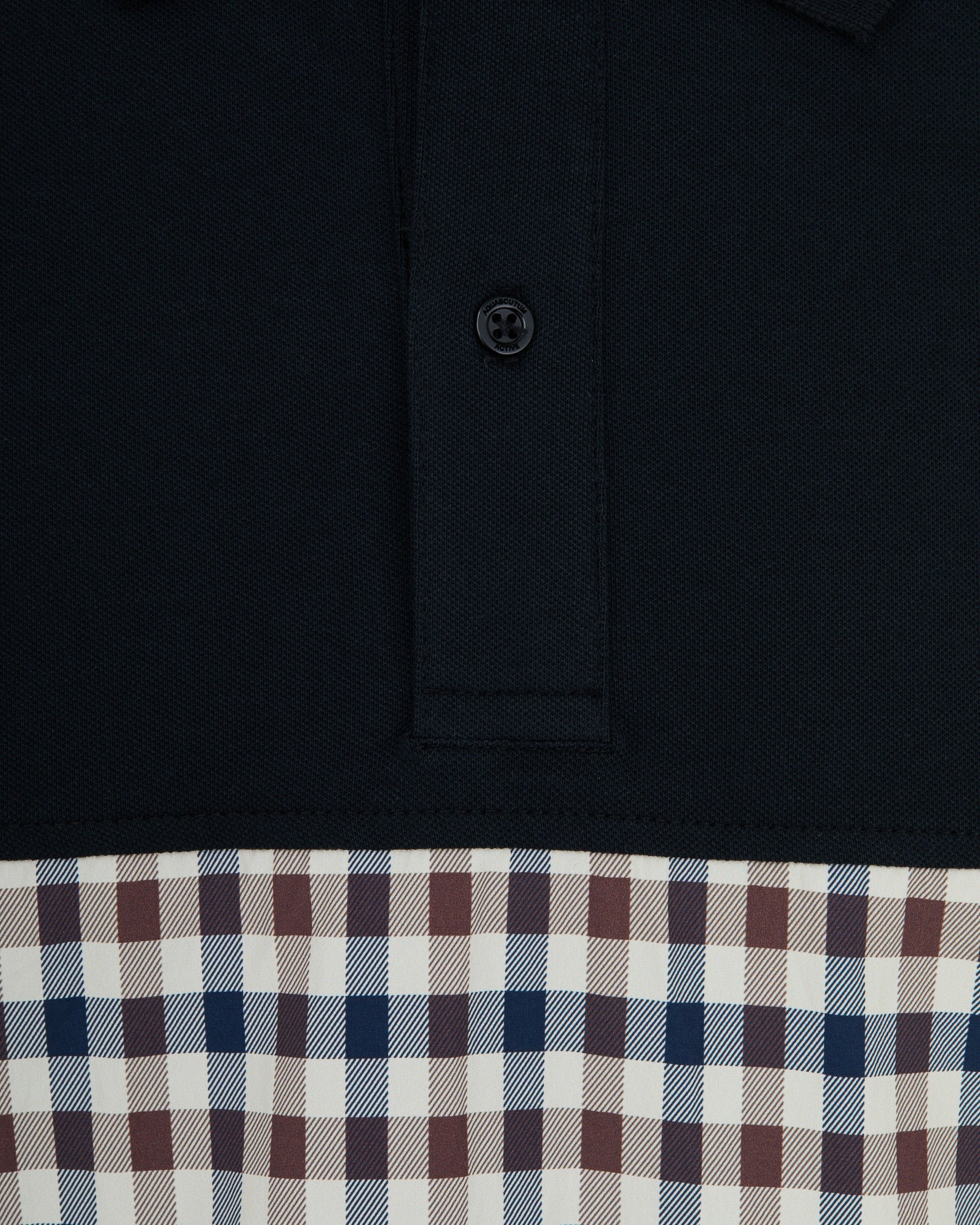 Polo manica corta Aquascutum Active STRETCH PIQUET INSERT POLO