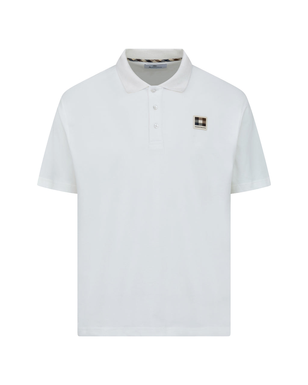 Polo manica corta Aquascutum Active STRETCH PIQUET BADGE POLO