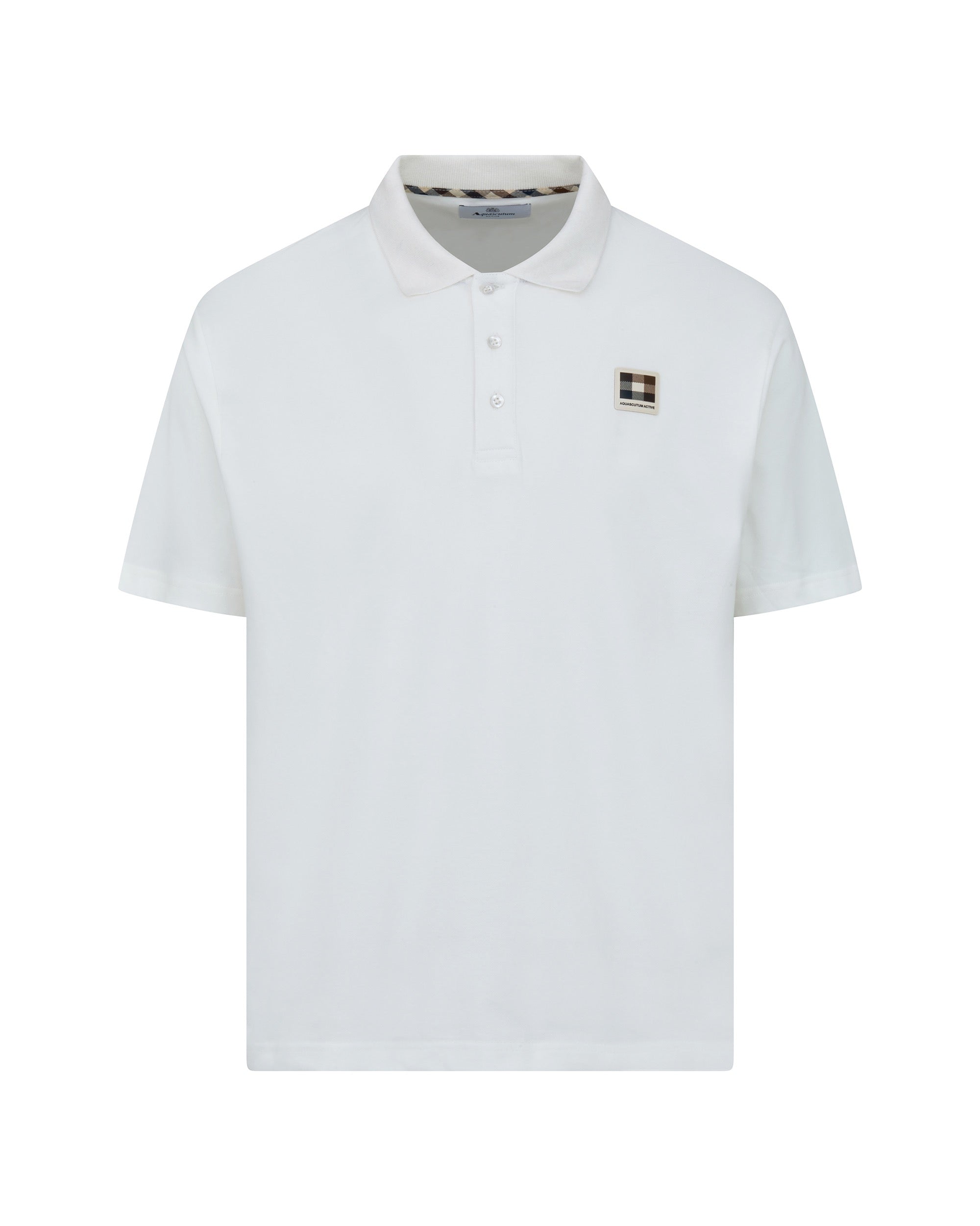 Polo manica corta Aquascutum Active STRETCH PIQUET BADGE POLO